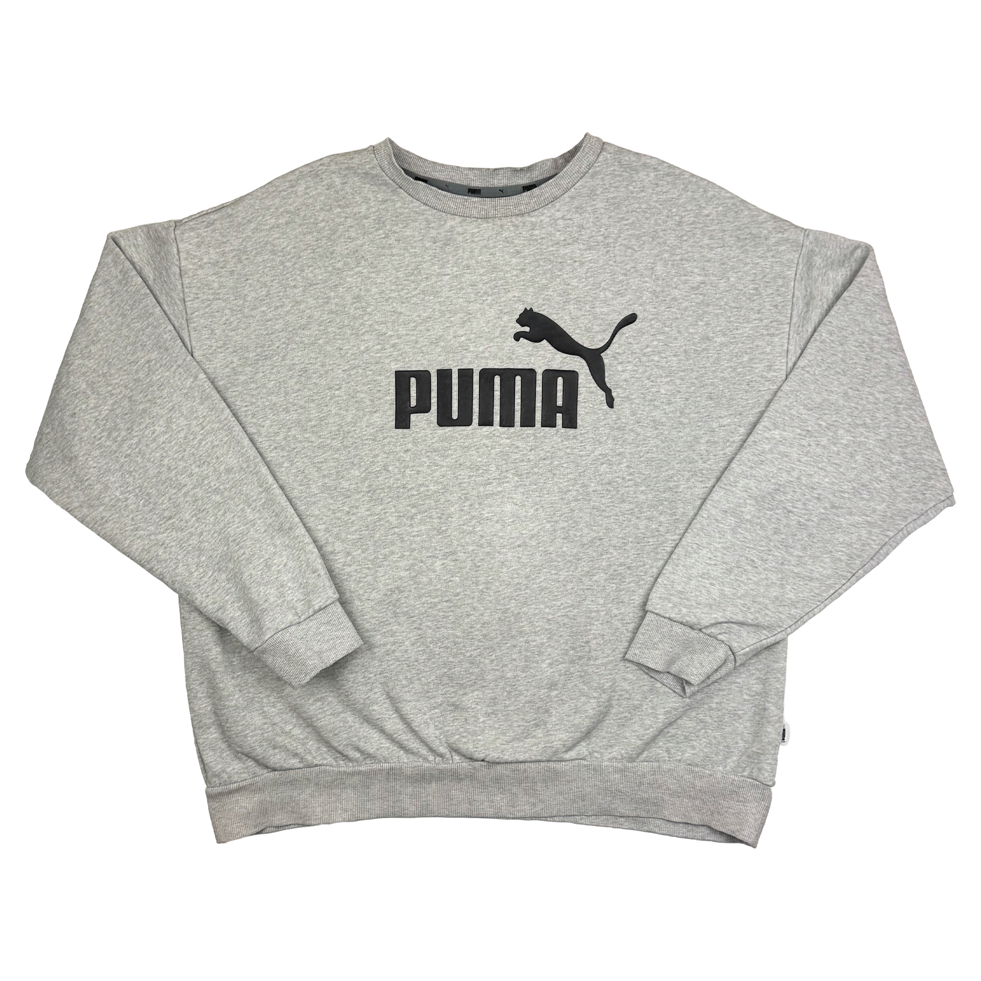Puma Grey Logo Sweatshirt | Women's XXL