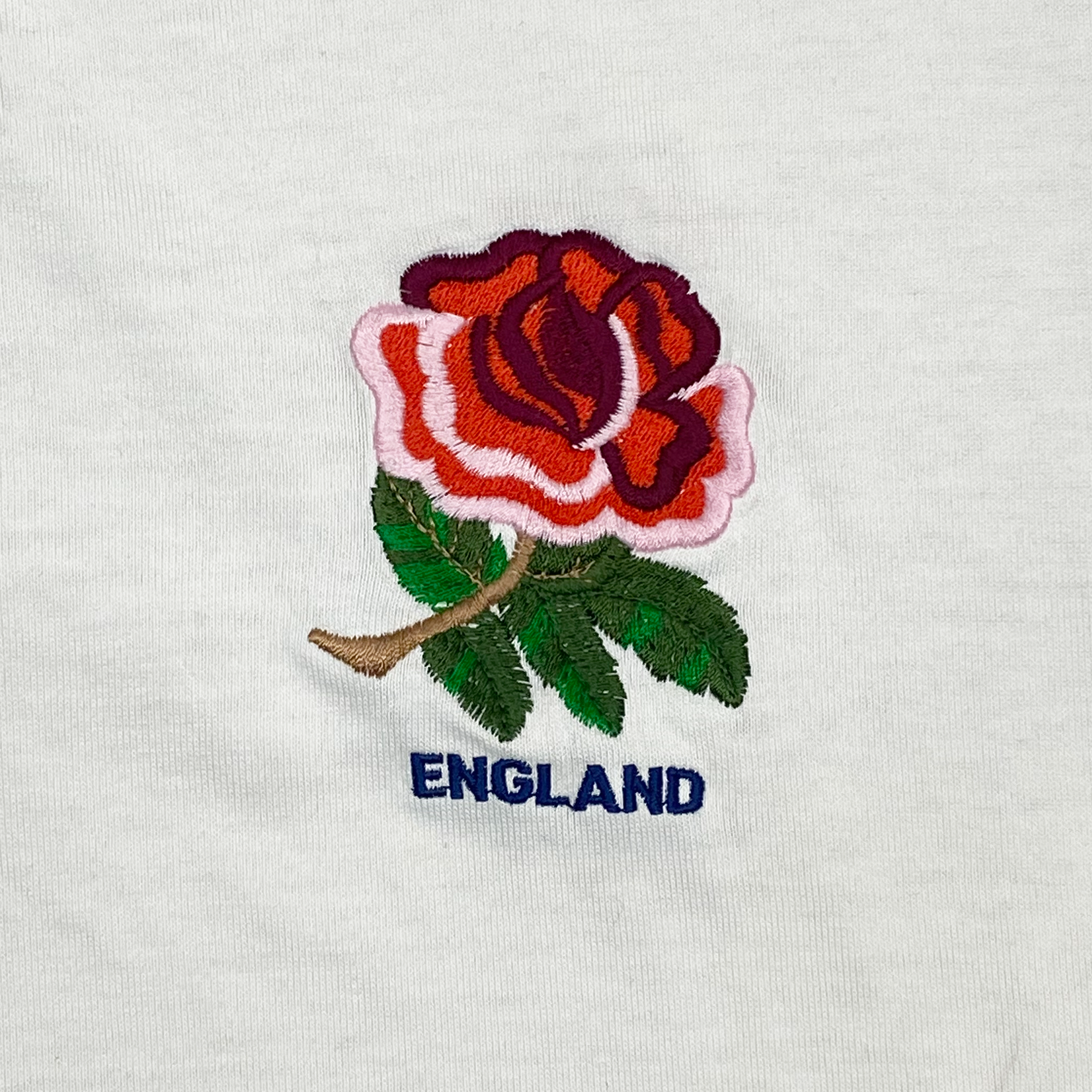 England Rugby Union Cotton Traders Long-Sleeve Polo | Small