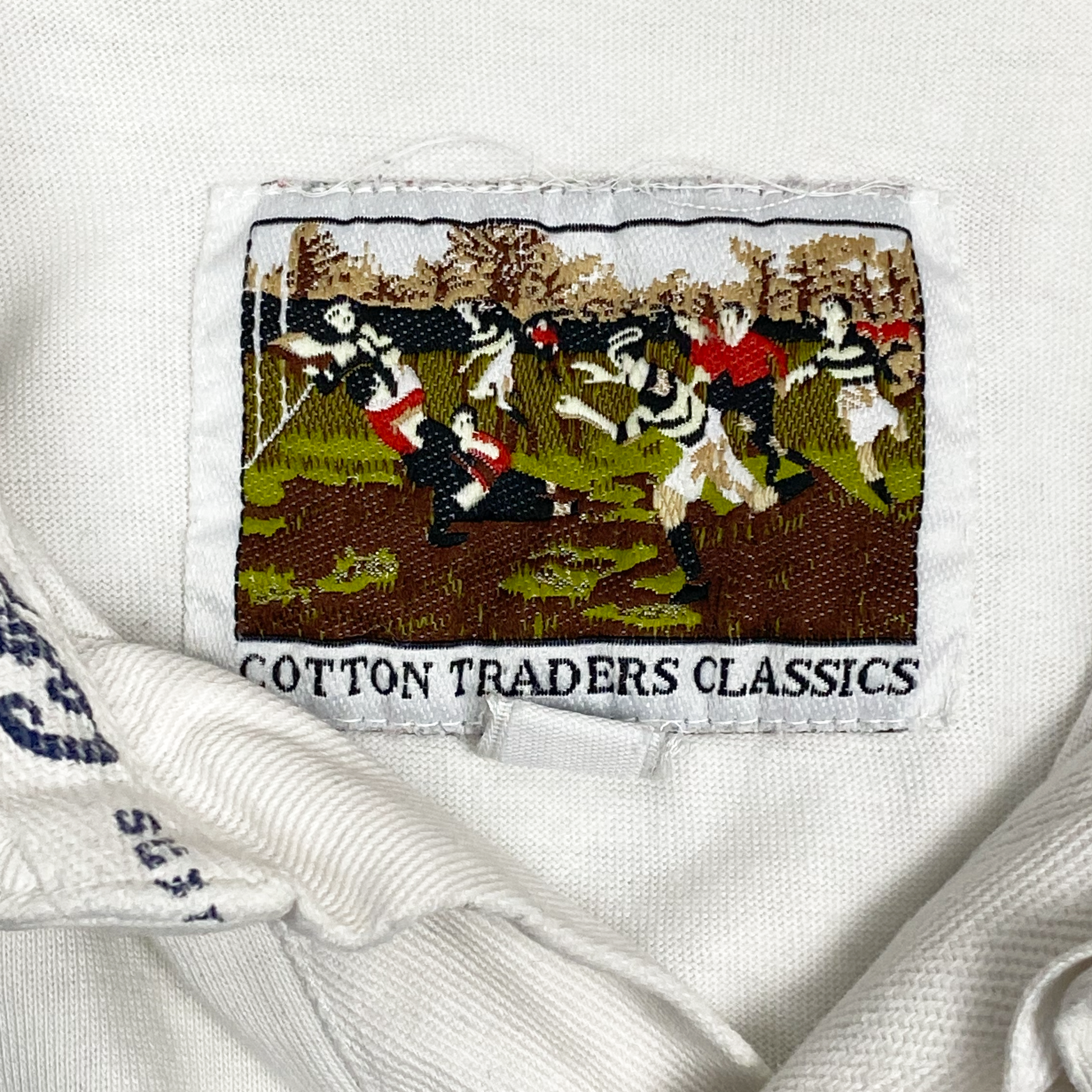 England Rugby Union Cotton Traders Long-Sleeve Polo | Small