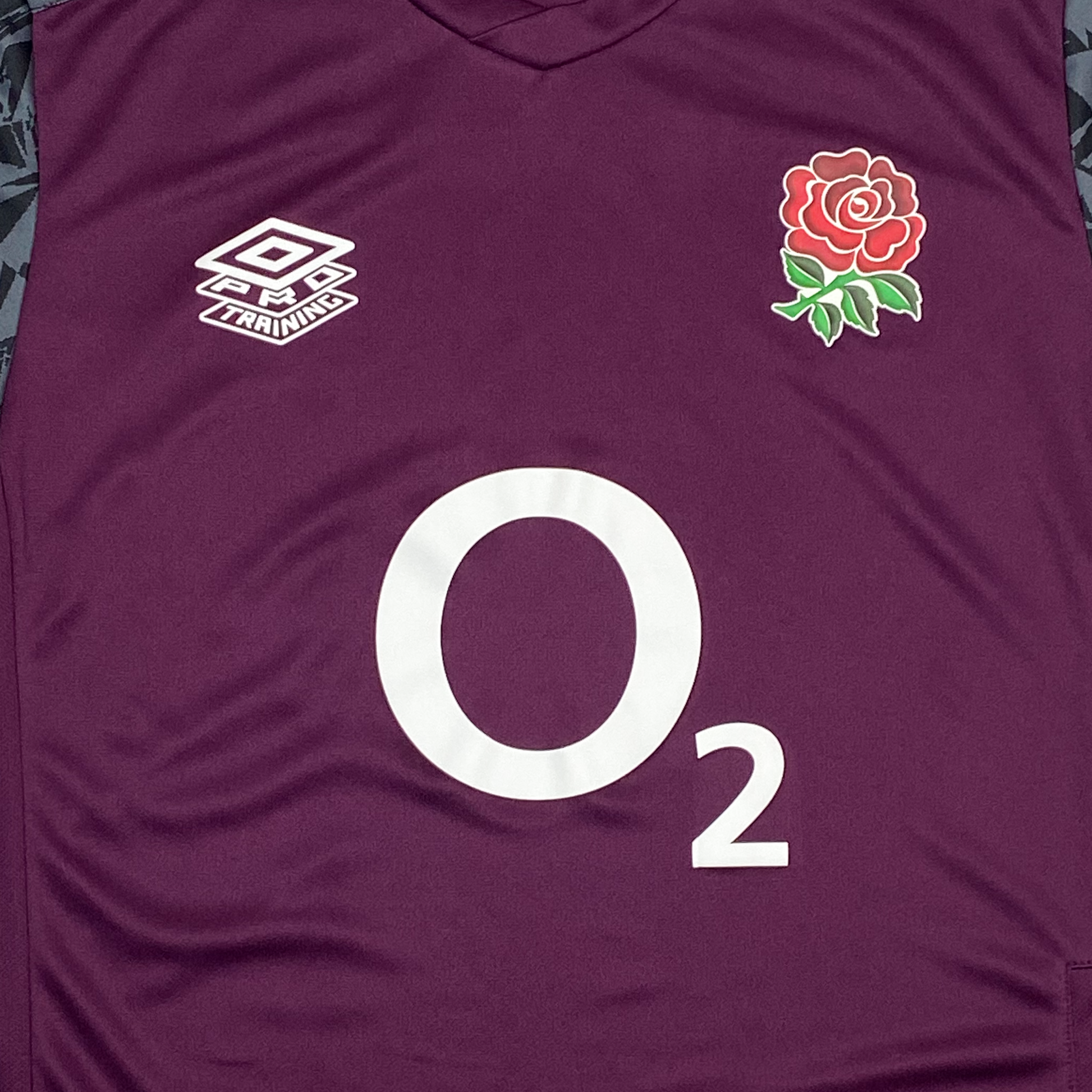 England Rugby Union Umbro Pro Training Shirt Purple | Medium