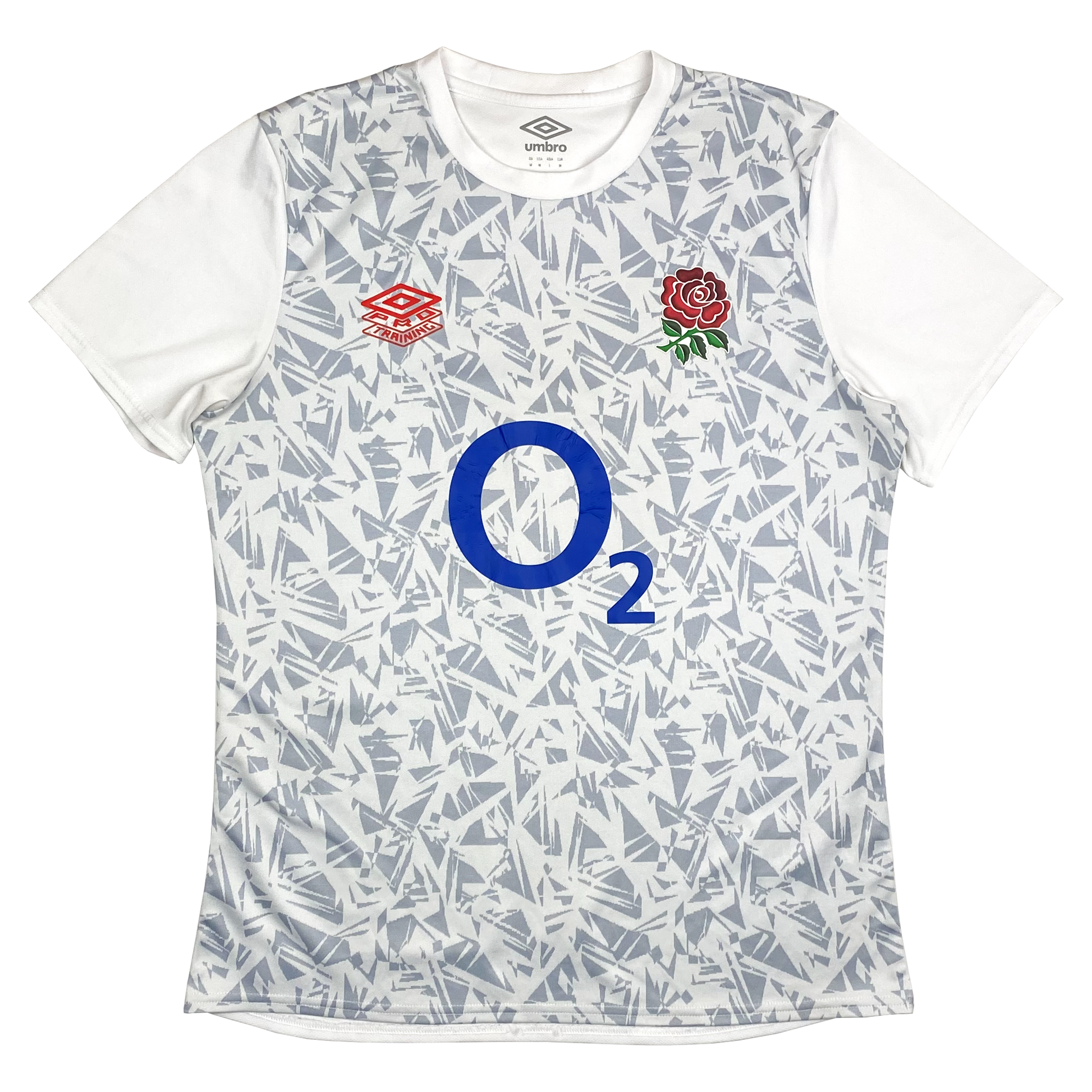 England Rugby Union Warm-Up Shirt White (2023) | Medium