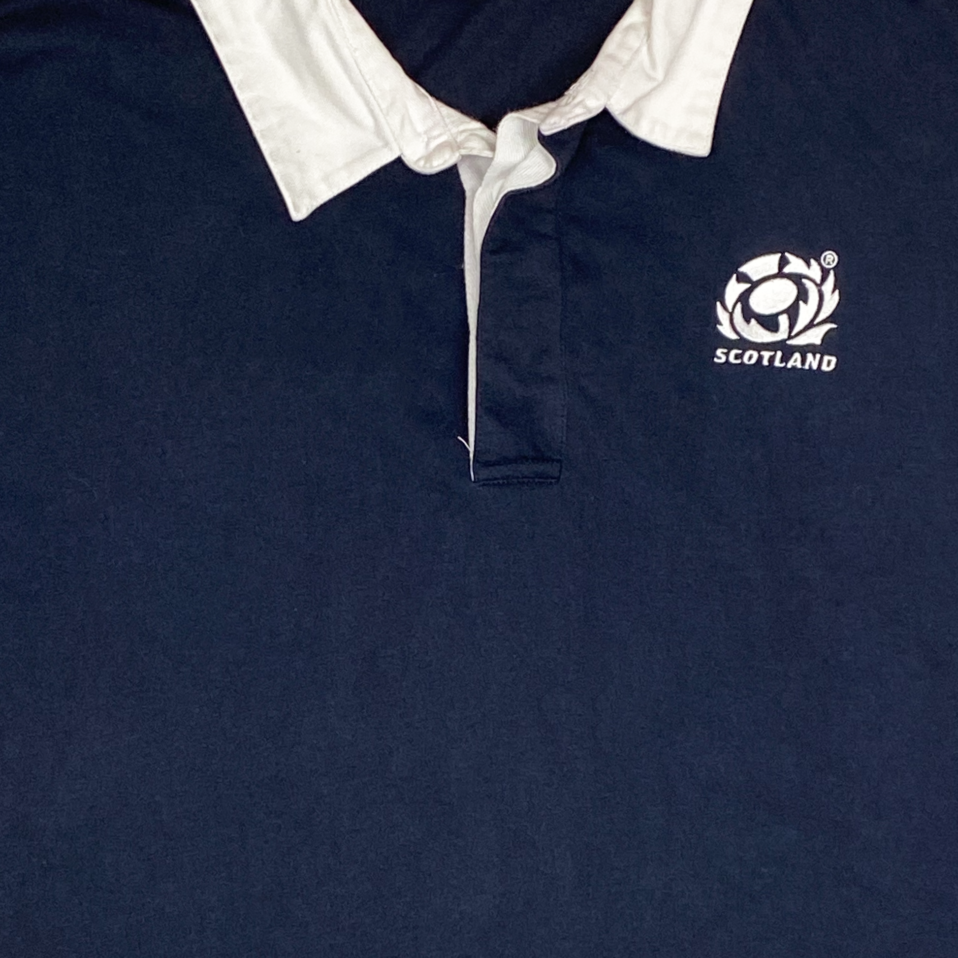 Scotland Rugby Union Long-Sleeve Polo | 4XL