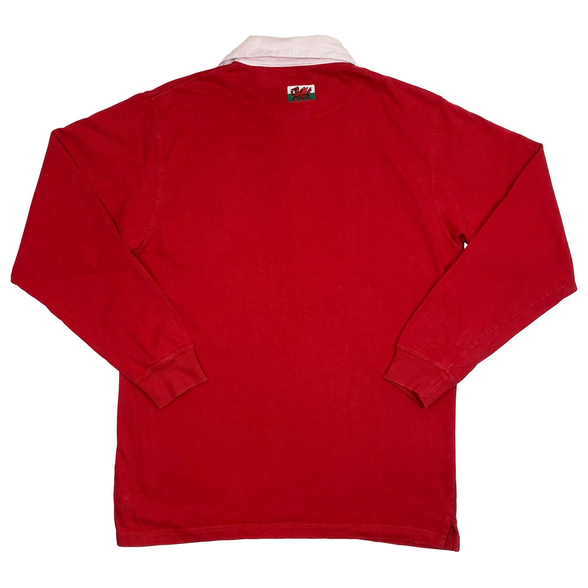 Wales Rugby Union Long-Sleeve Polo Shirt | Small