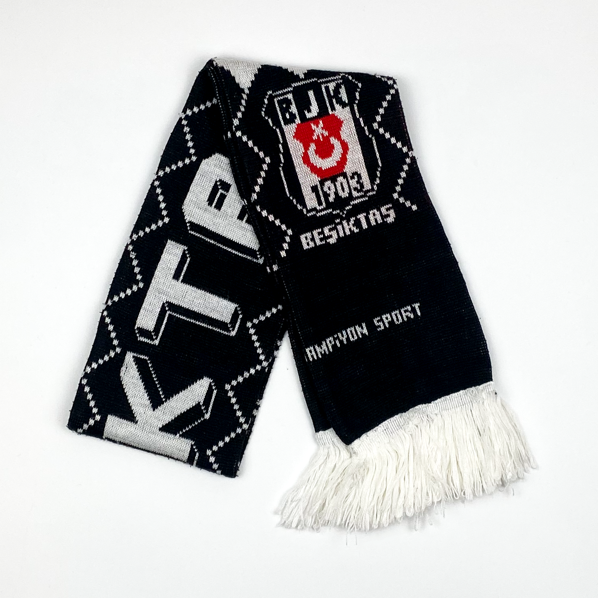 Besiktas Black Vintage Scarf