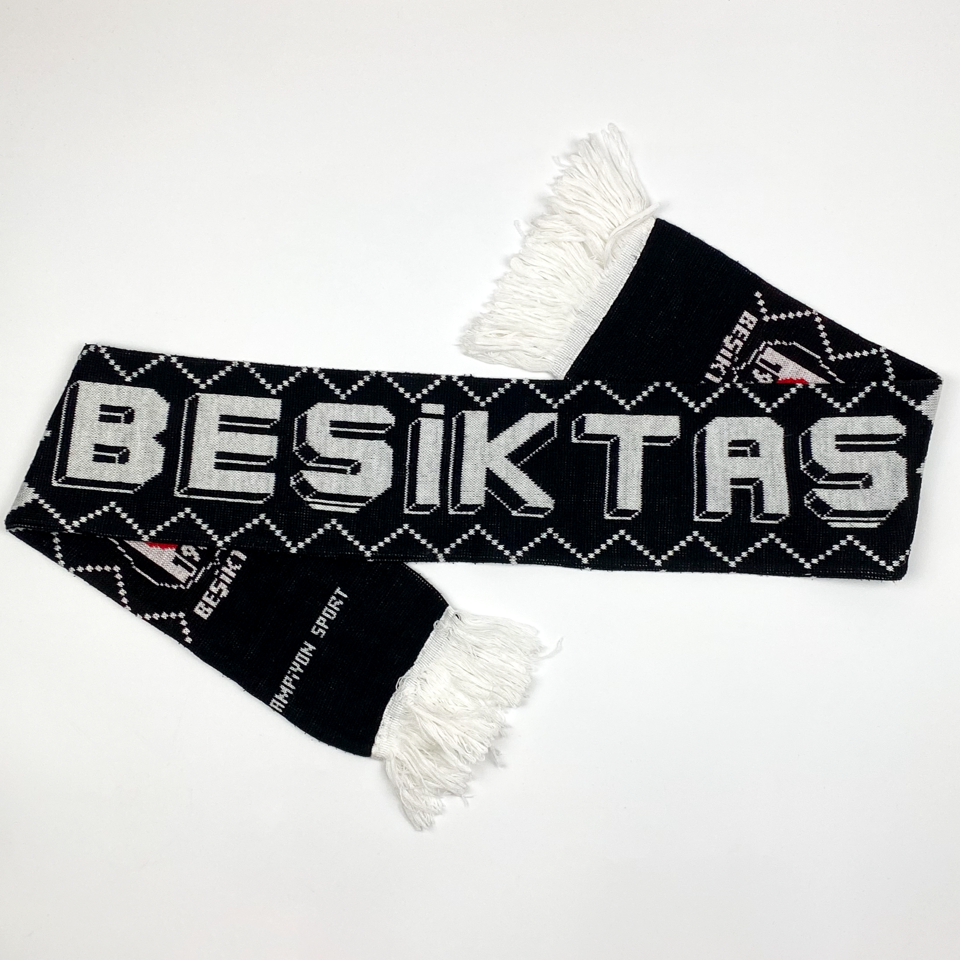 Besiktas Black Vintage Scarf