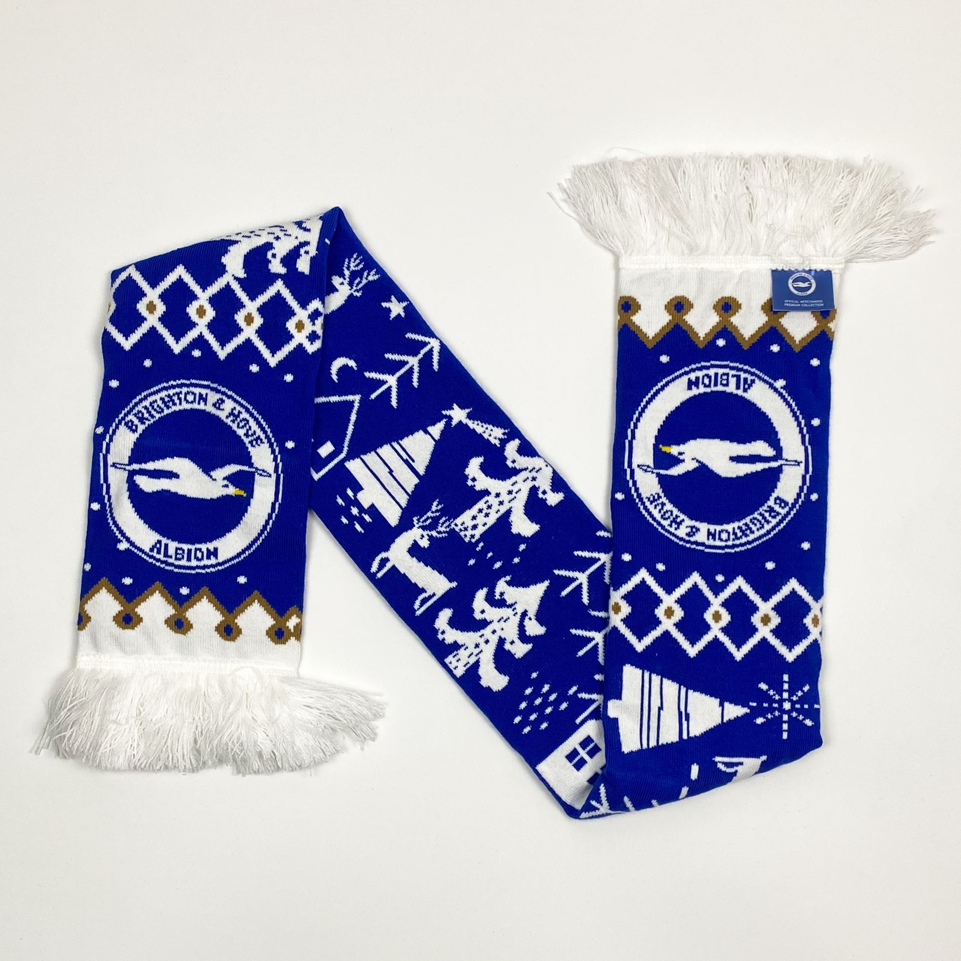 Brighton & Hove Albion Christmas Scarf
