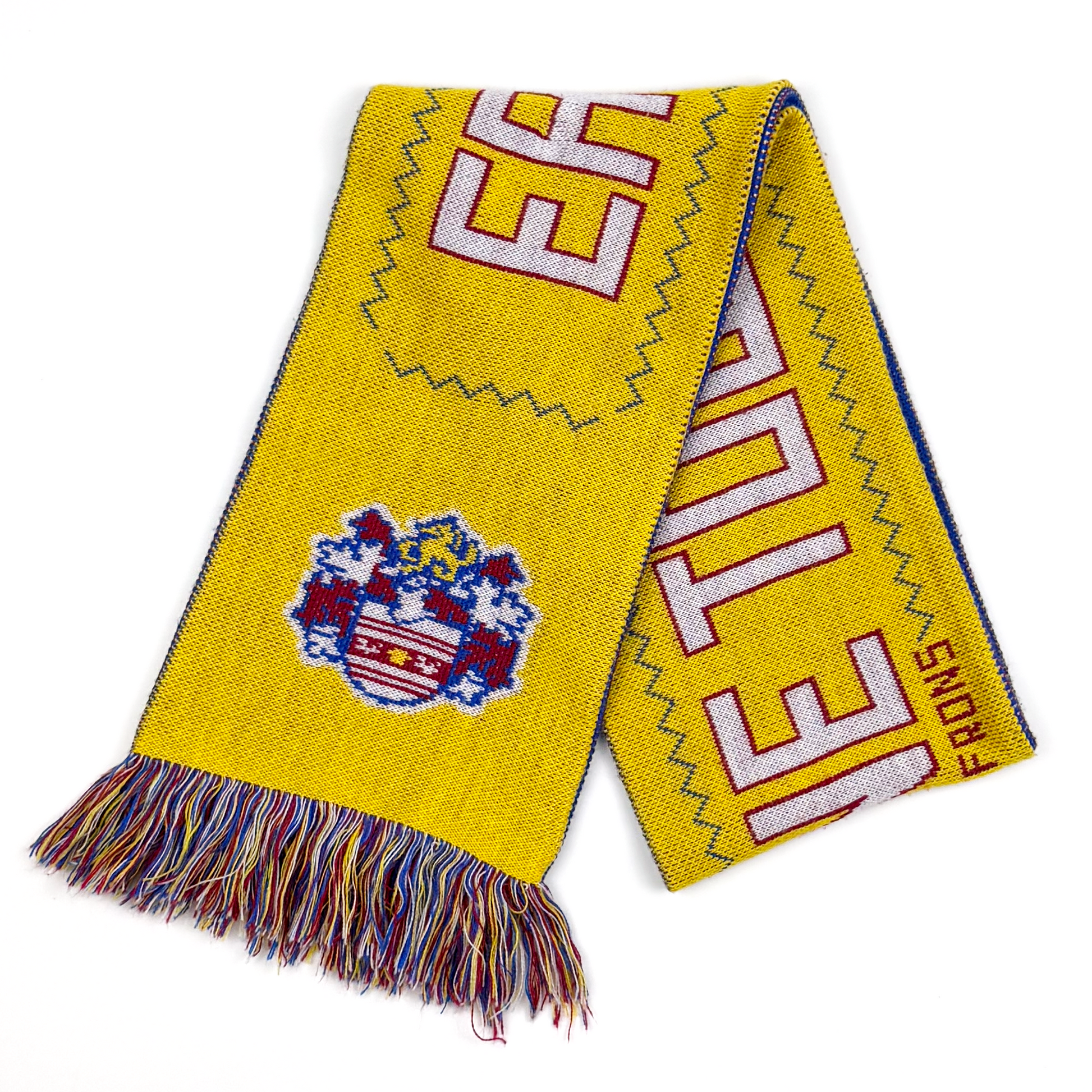 Eastbourne Town Yellow/Blue Vintage Scarf