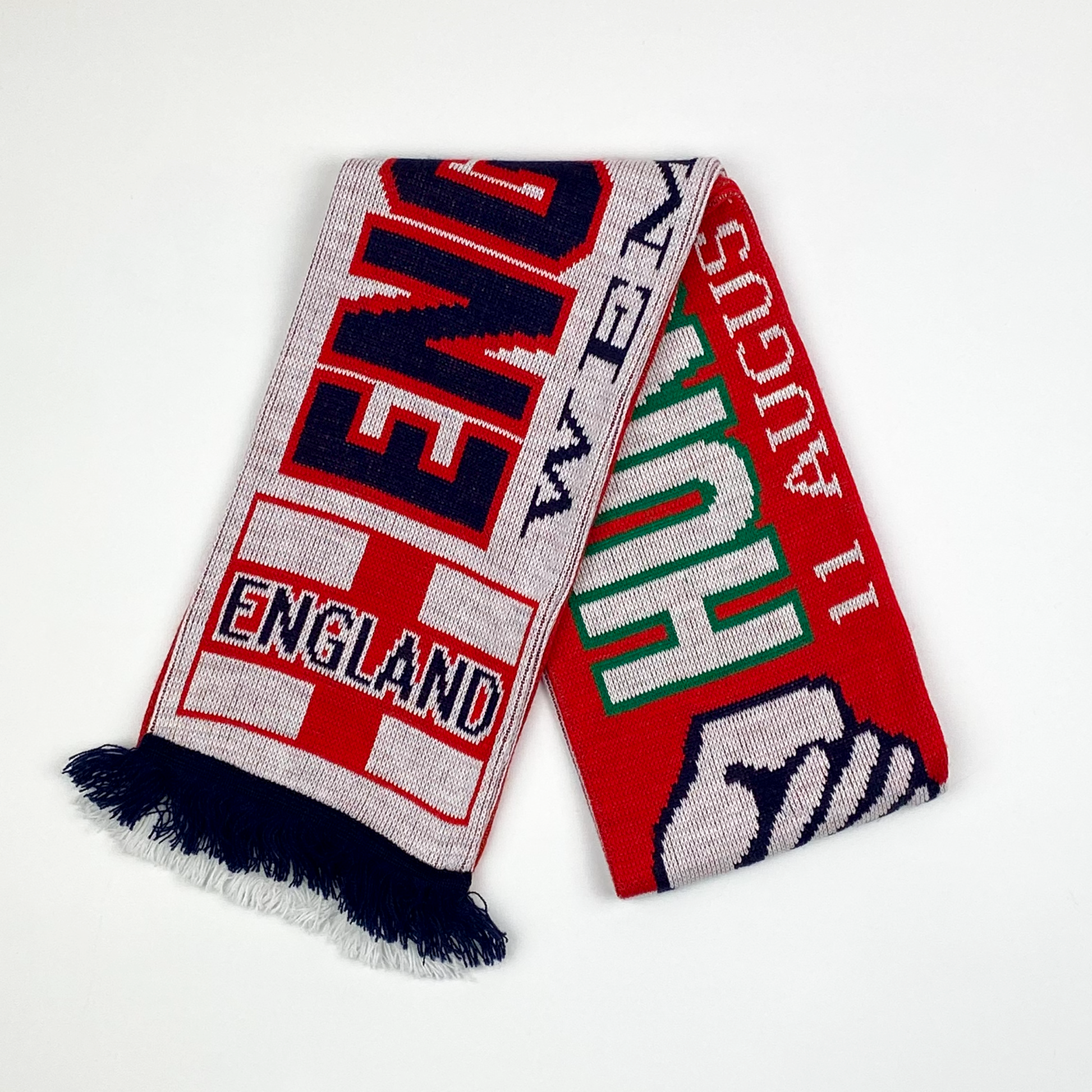 England vs Hungary Half-and-Half Scarf (2010)