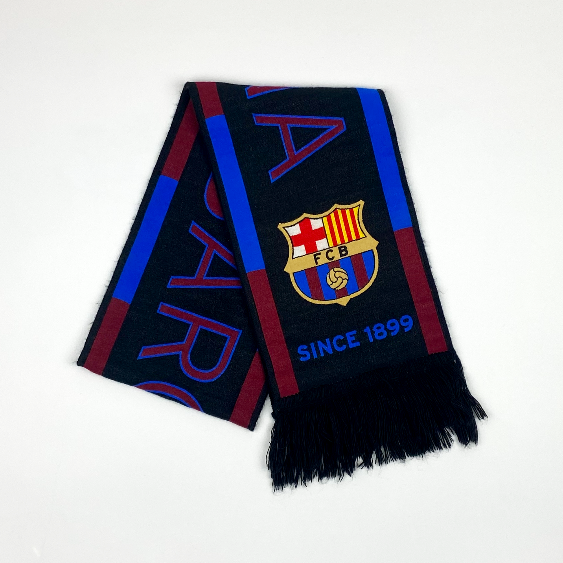 FC Barcelona Black Vintage Scarf