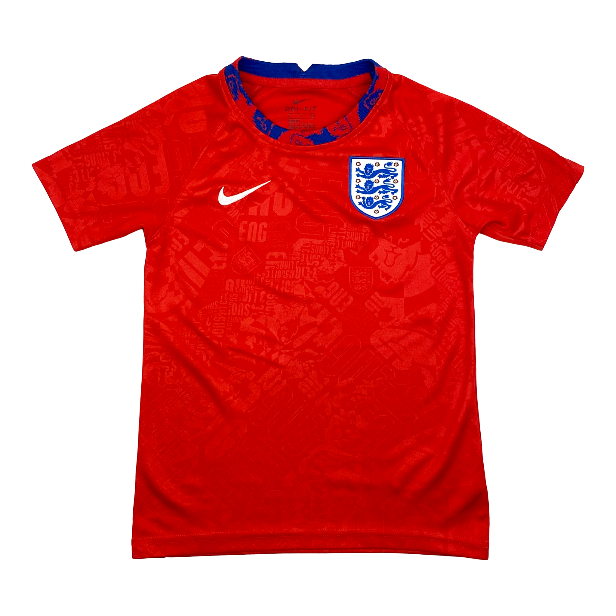england pre match shirt