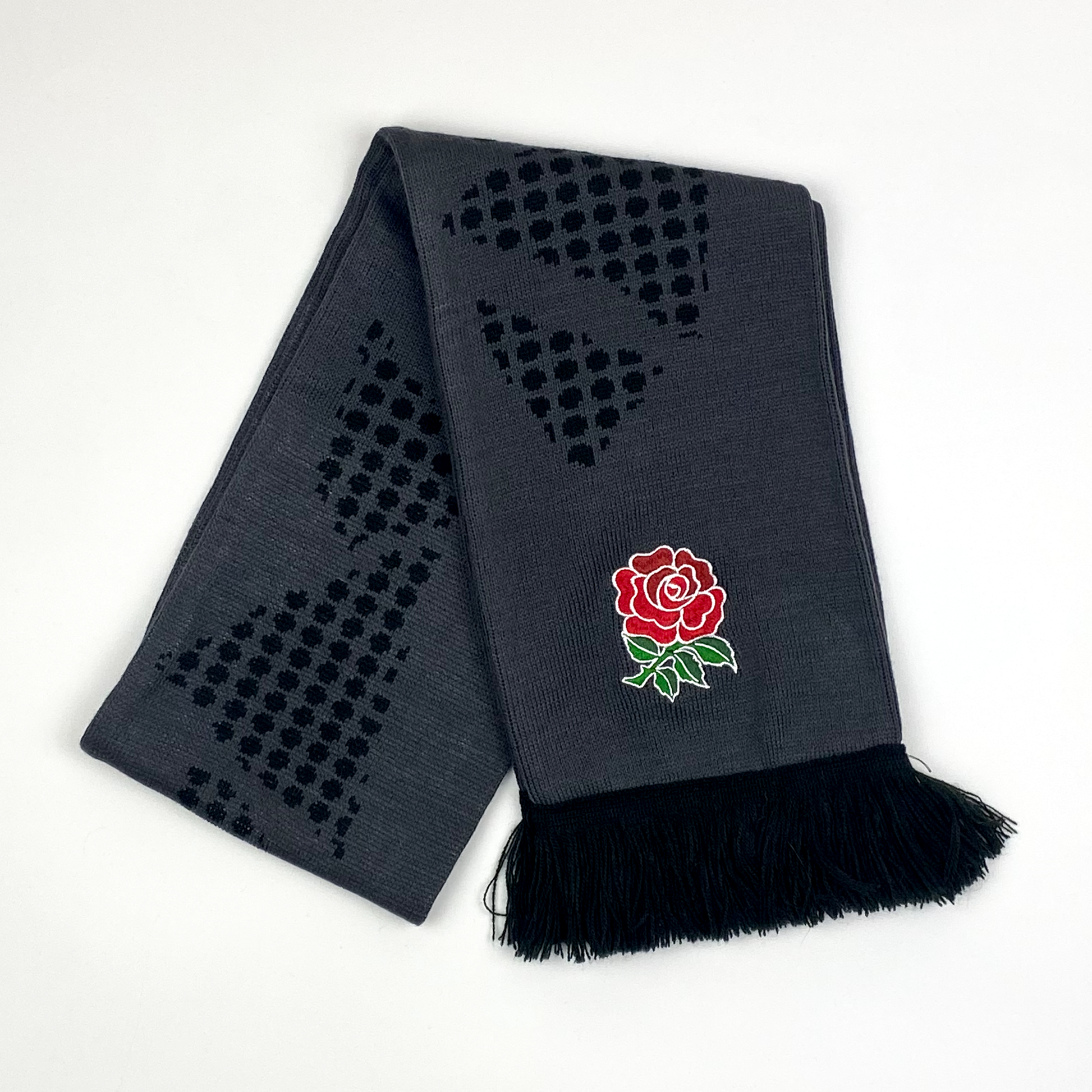England Rugby Union Grey Vintage Scarf