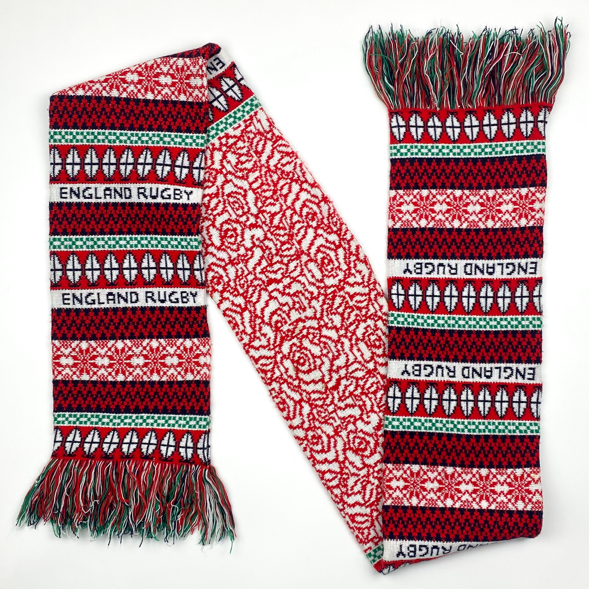 England Rugby Union Extra Long Vintage Scarf