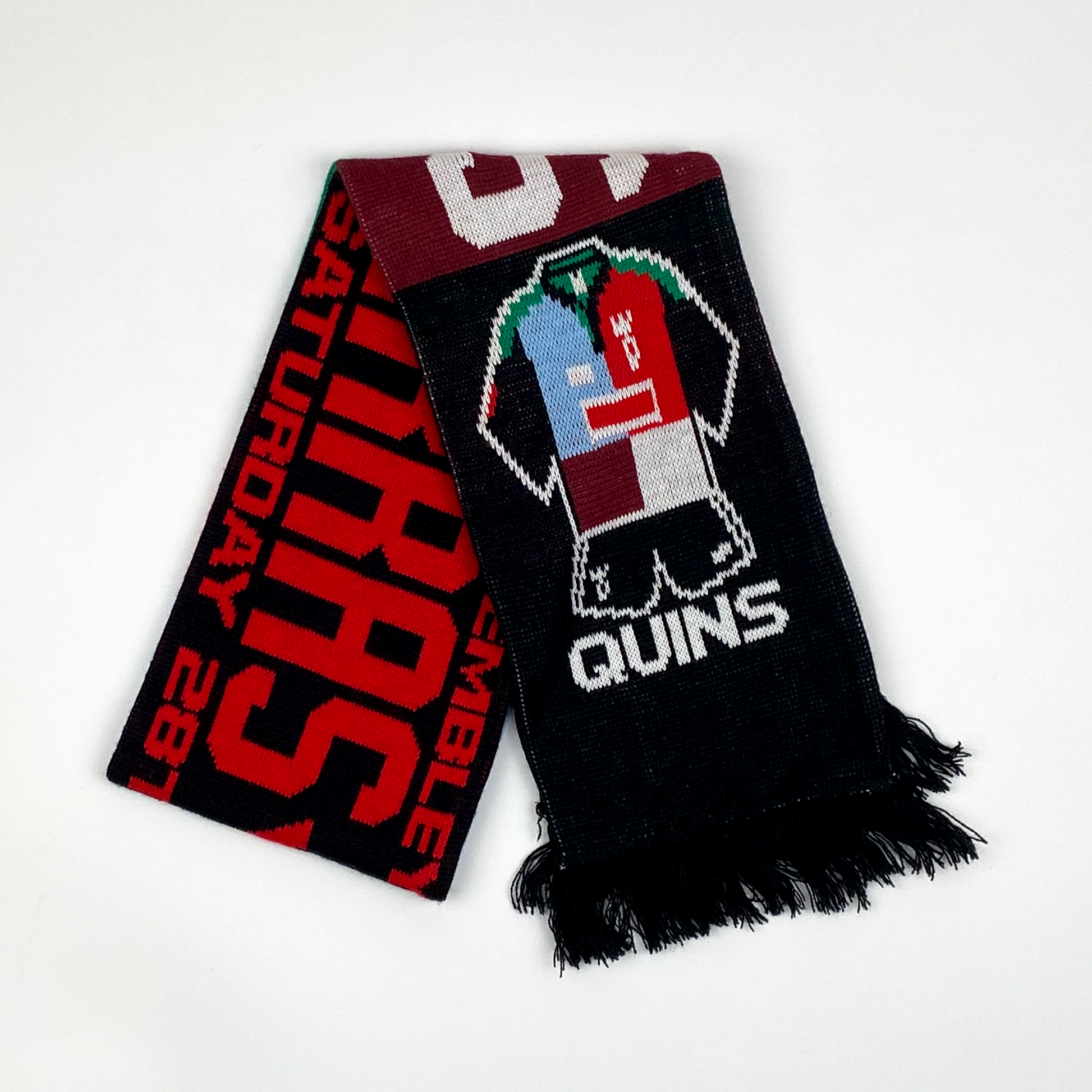 Saracens vs Harlequins Wembley Way Fixture 2015 Scarf