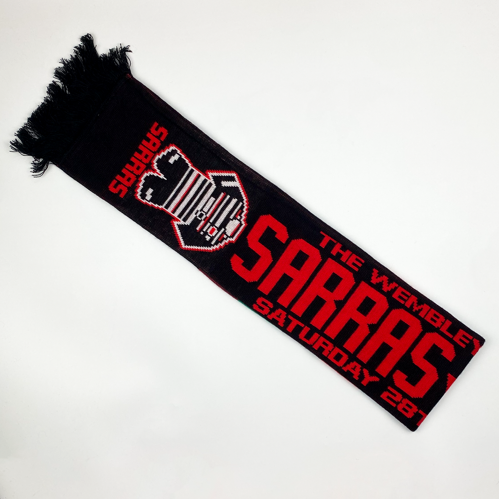 Saracens vs Harlequins Wembley Way Fixture 2015 Scarf