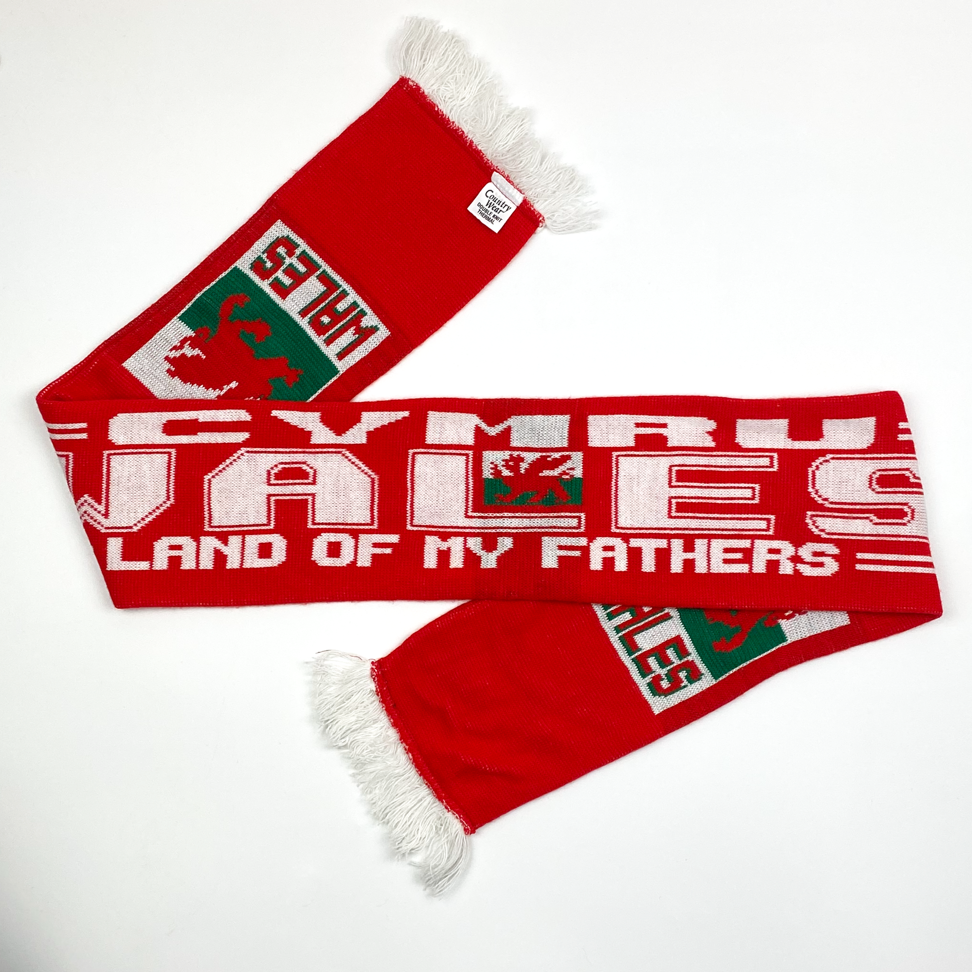 Wales 'Land of My Fathers' Vintage Scarf