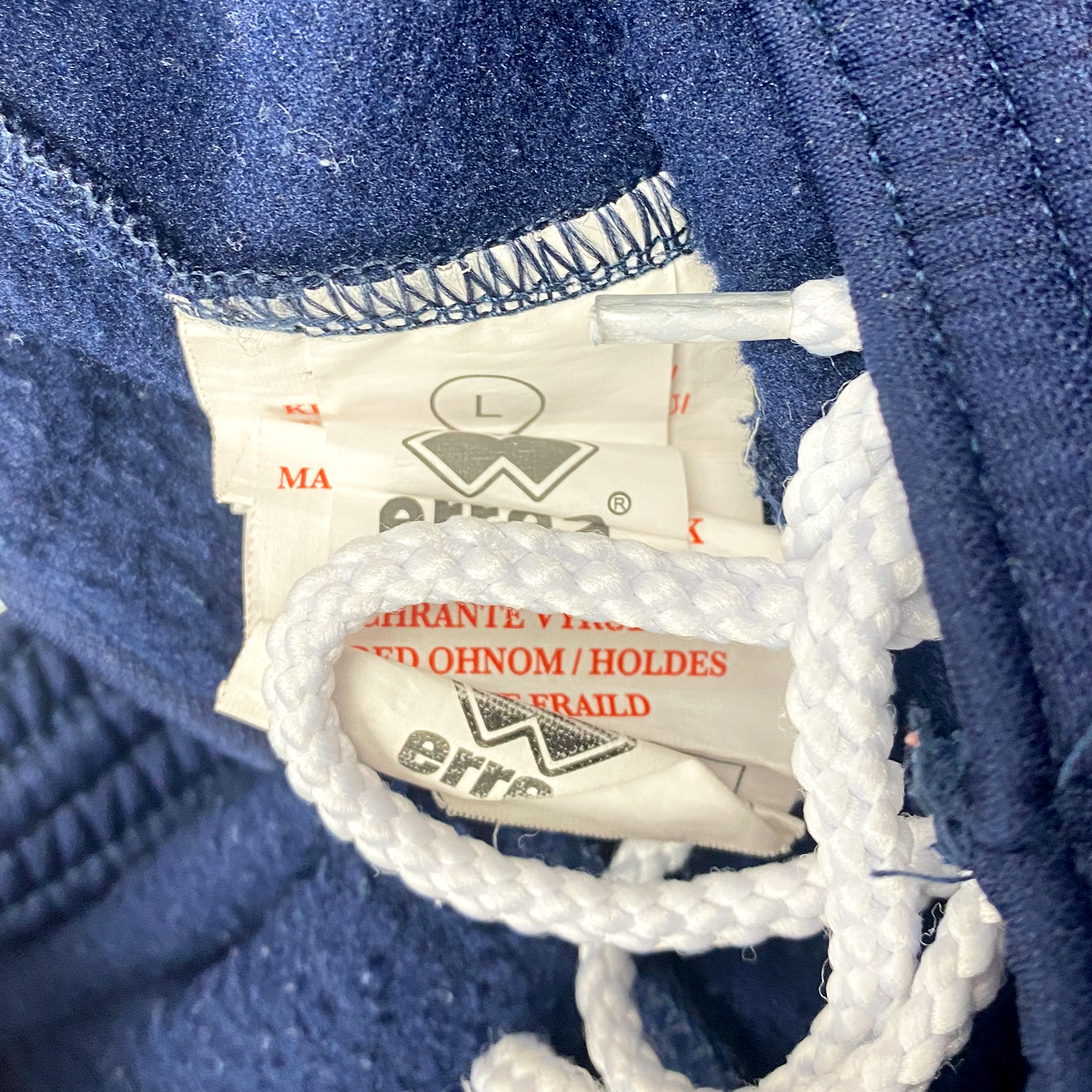 Eastbourne Borough Navy Long Training Shorts | Large