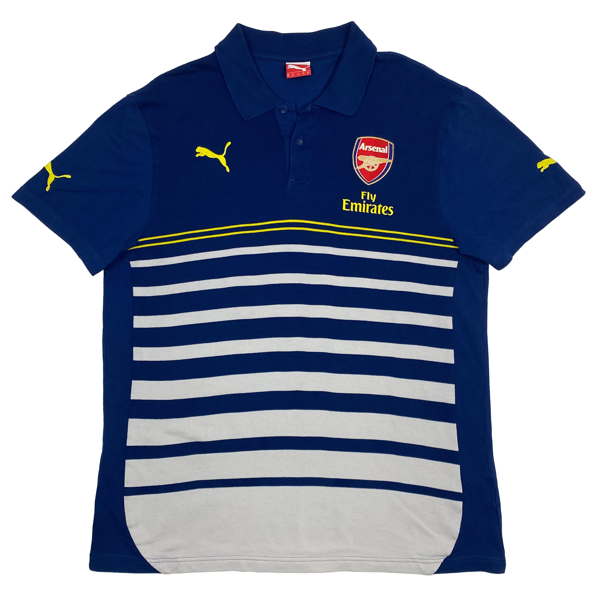 Arsenal Puma Dry Cell Navy Polo Shirt (2014-15) | Extra Large