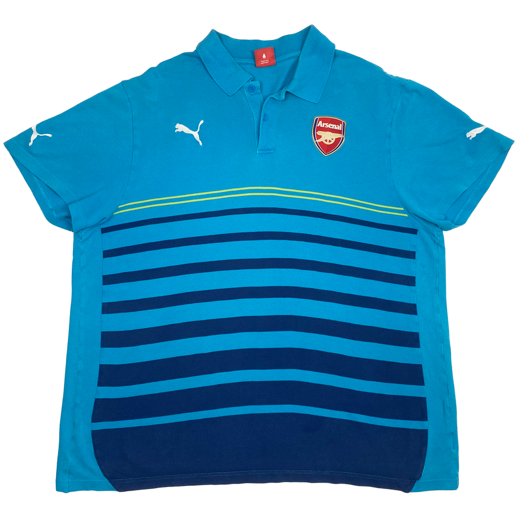 Arsenal Puma Dry Cell Blue Polo Shirt (2014-15) | XXL