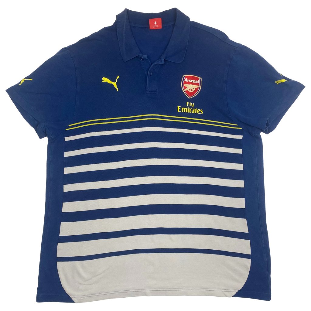 Arsenal Puma Dry Cell Navy Polo Shirt (2014-15) | XXL