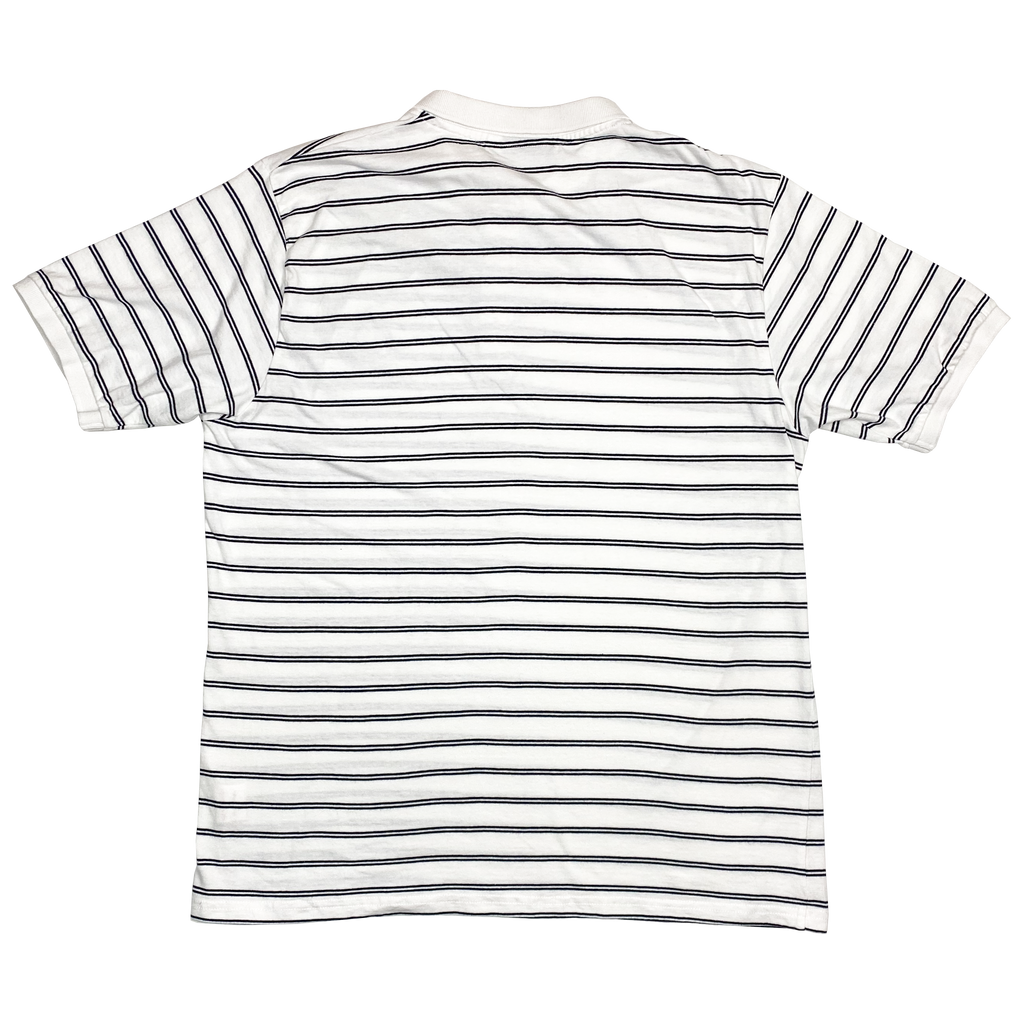 Brighton & Hove Albion Striped White Polo Shirt | Extra Large