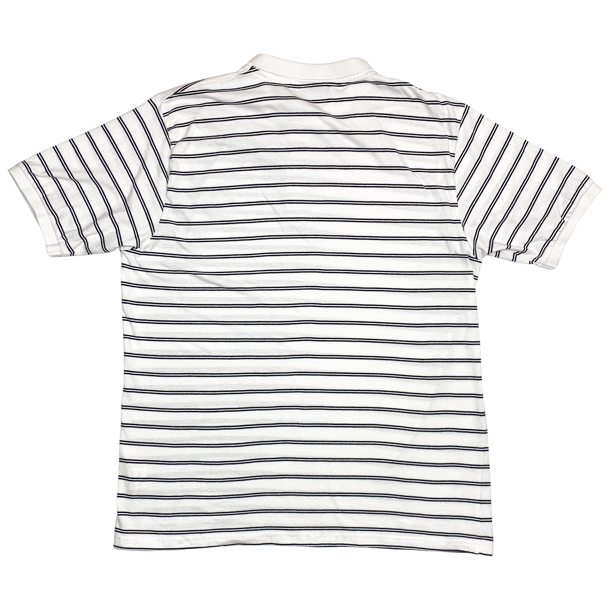 Brighton & Hove Albion Striped White Polo Shirt | Extra Large