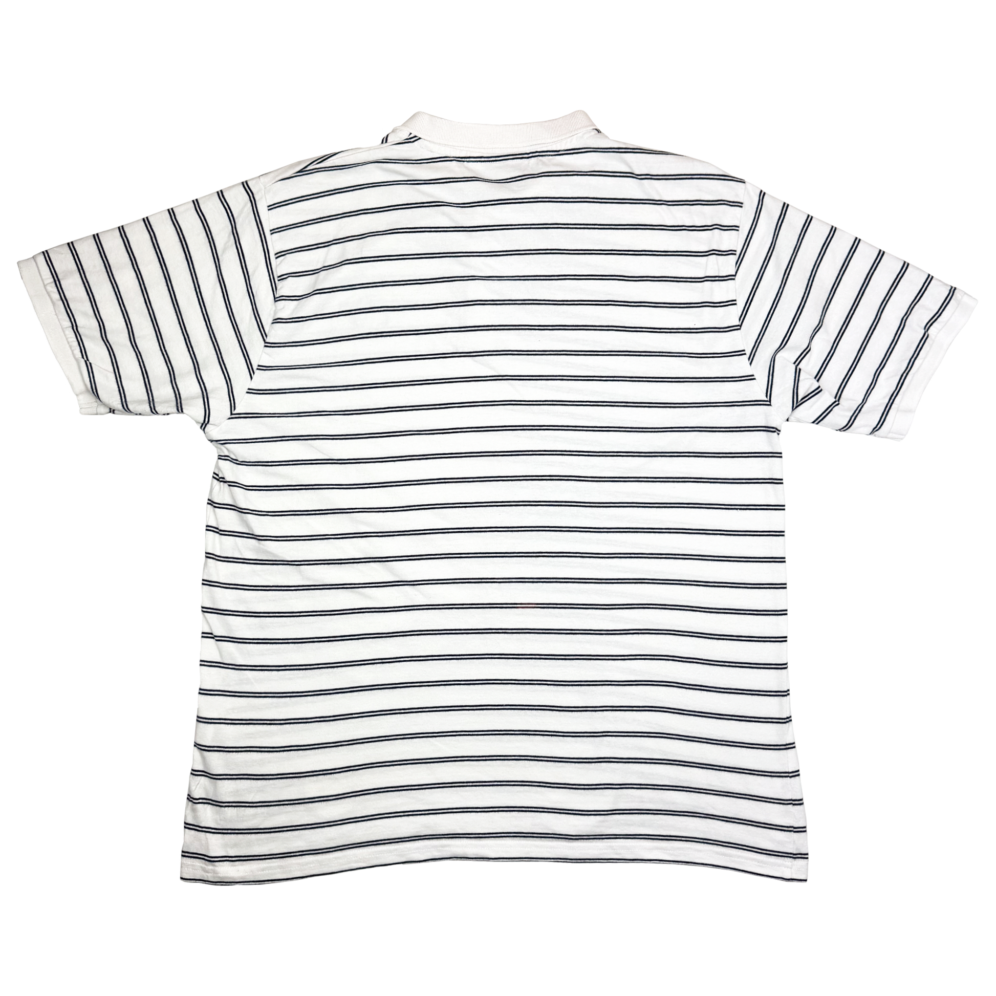 Brighton & Hove Albion Striped White Polo Shirt | XXL