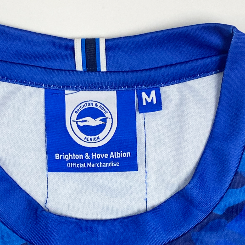 Brighton & Hove Albion Blue Camouflage T-Shirt | Medium