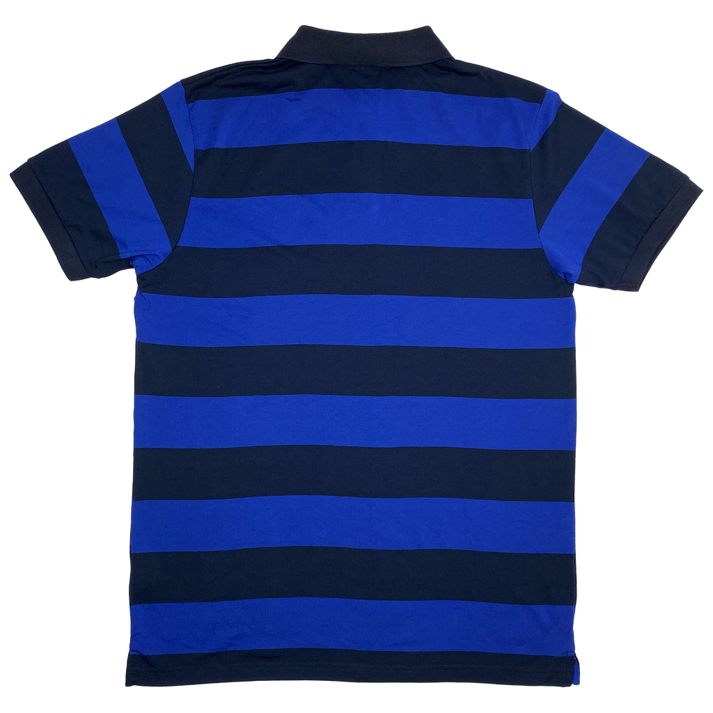 Chelsea Black and Blue Striped Polo Shirt | Medium