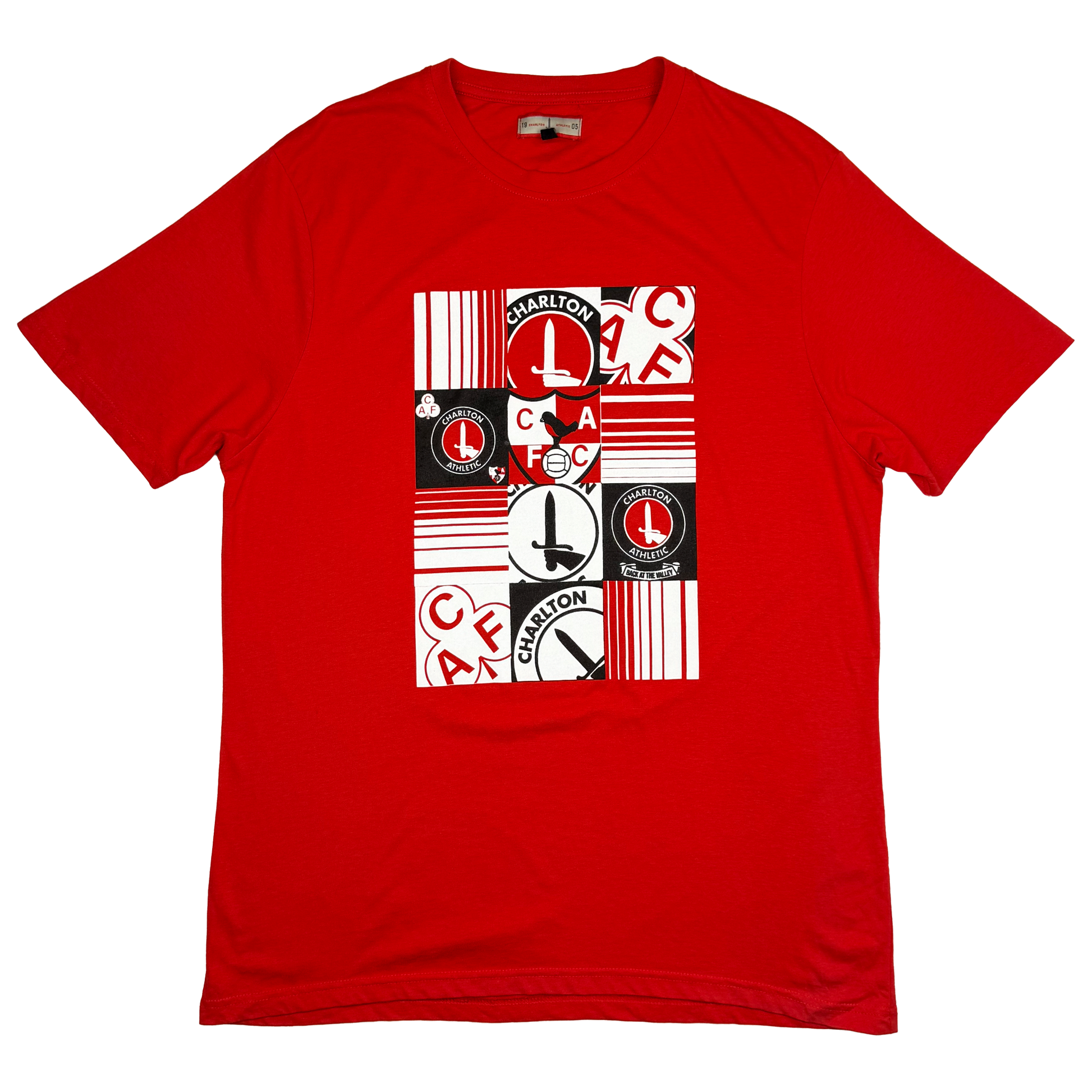 Charlton Athletic Red Graphic T-Shirt | Large