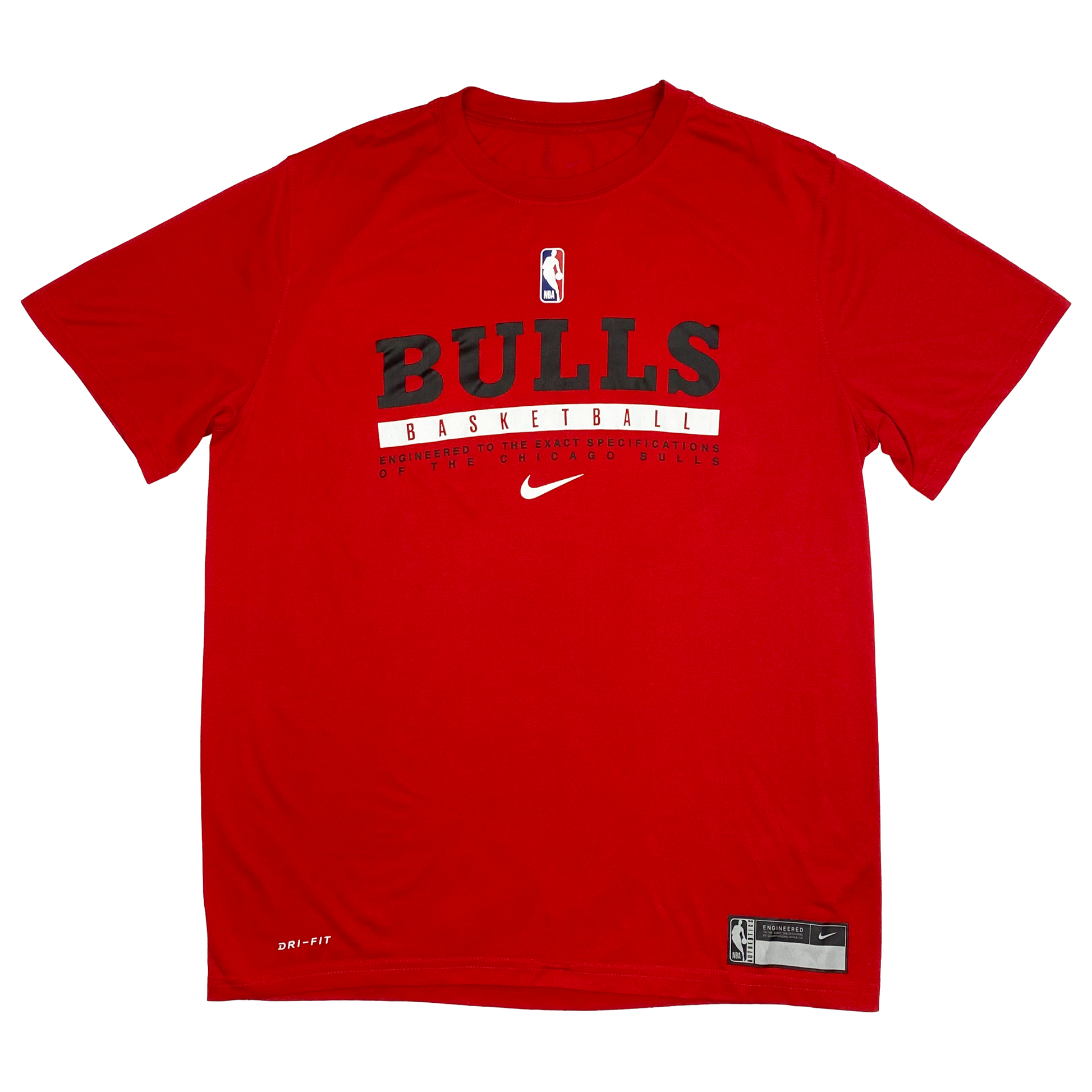 Chicago Bulls Basketball Red T-Shirt | Large