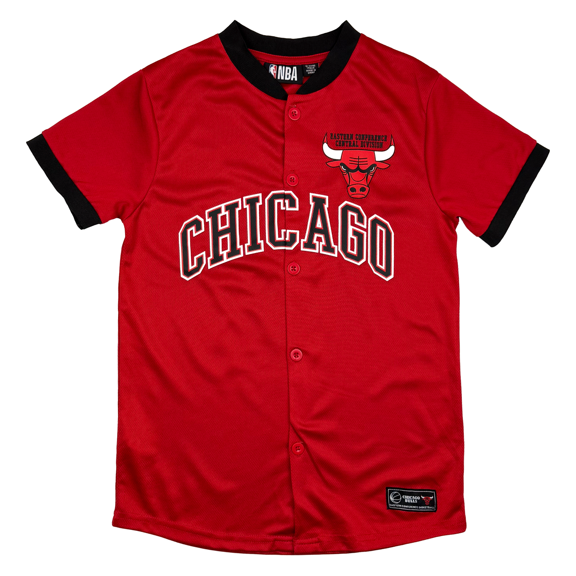 Chicago Bulls Red Baseball Shirt | 10-11 Years