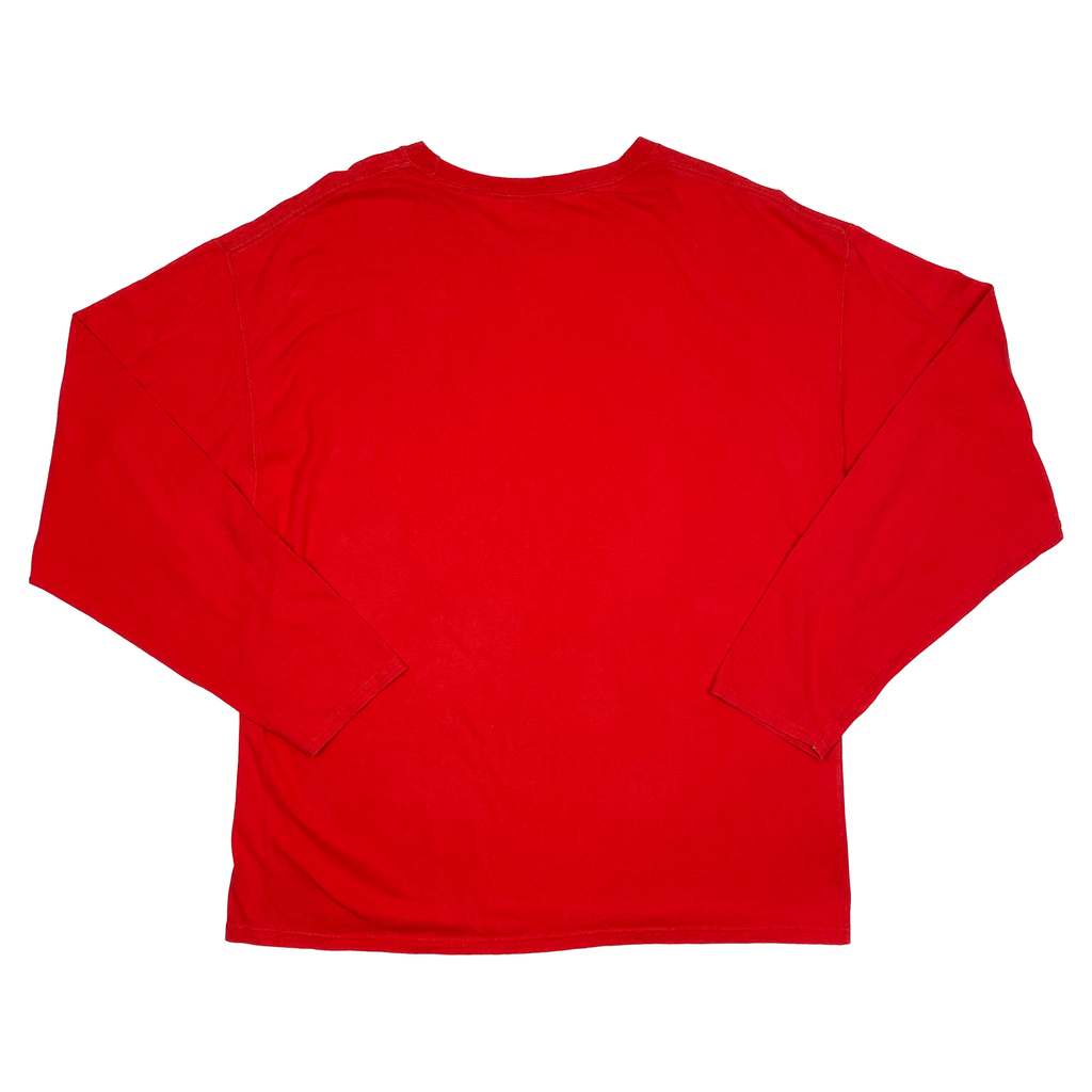 Red Champion Long-Sleeve T-Shirt | Extra Large