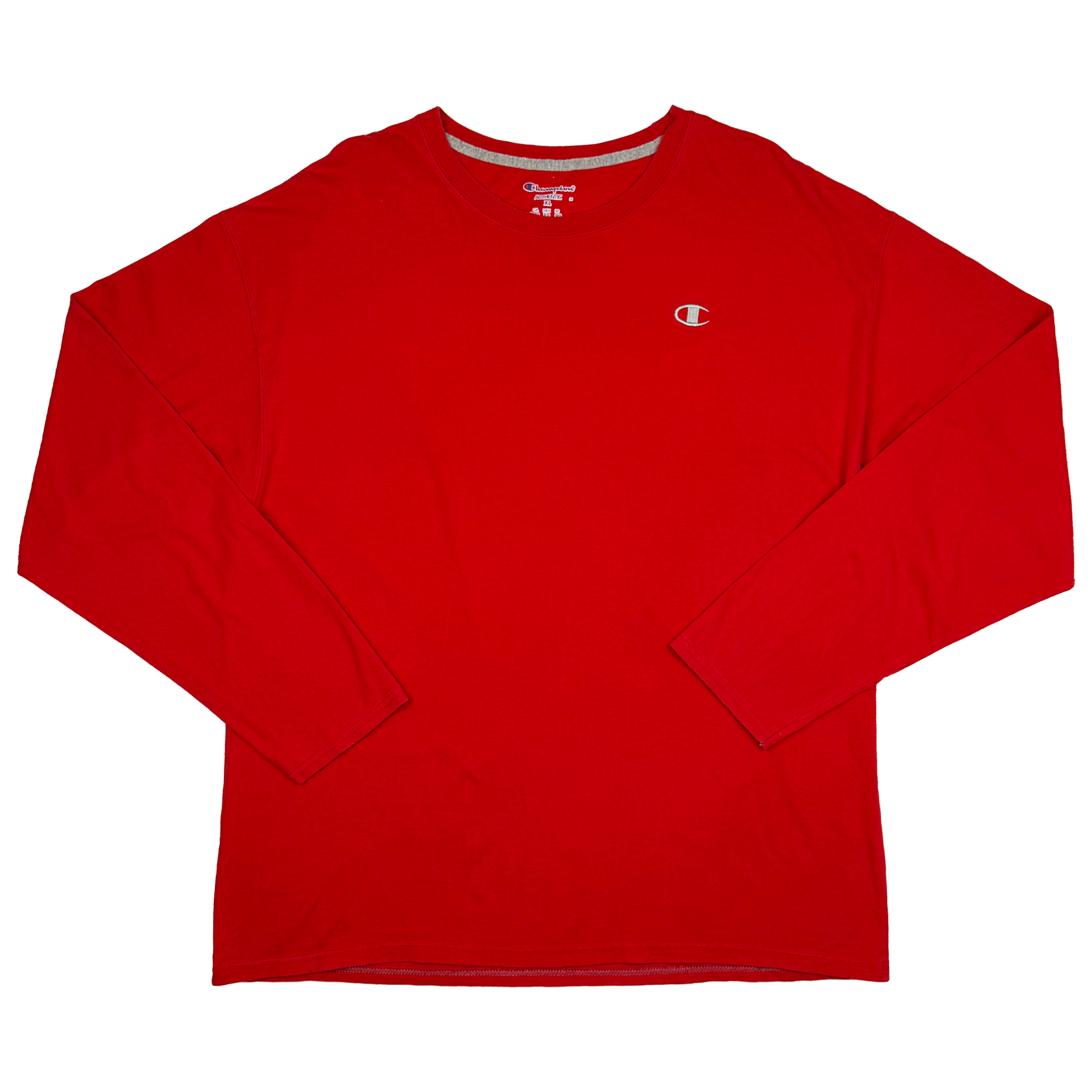 Champion Red Long-Sleeve T-Shirt | Extra Large
