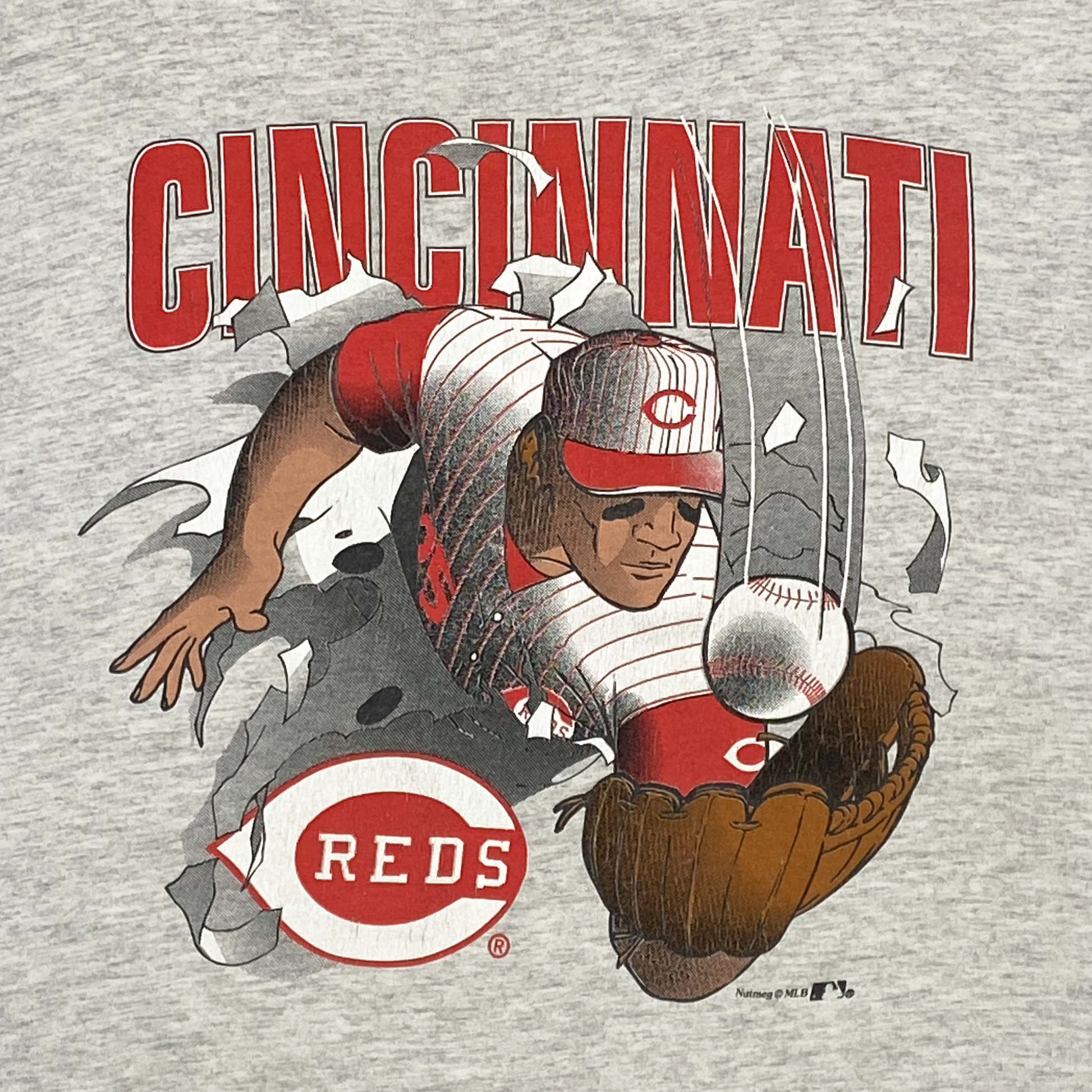 Cincinnati Reds Grey T-Shirt | Extra Large