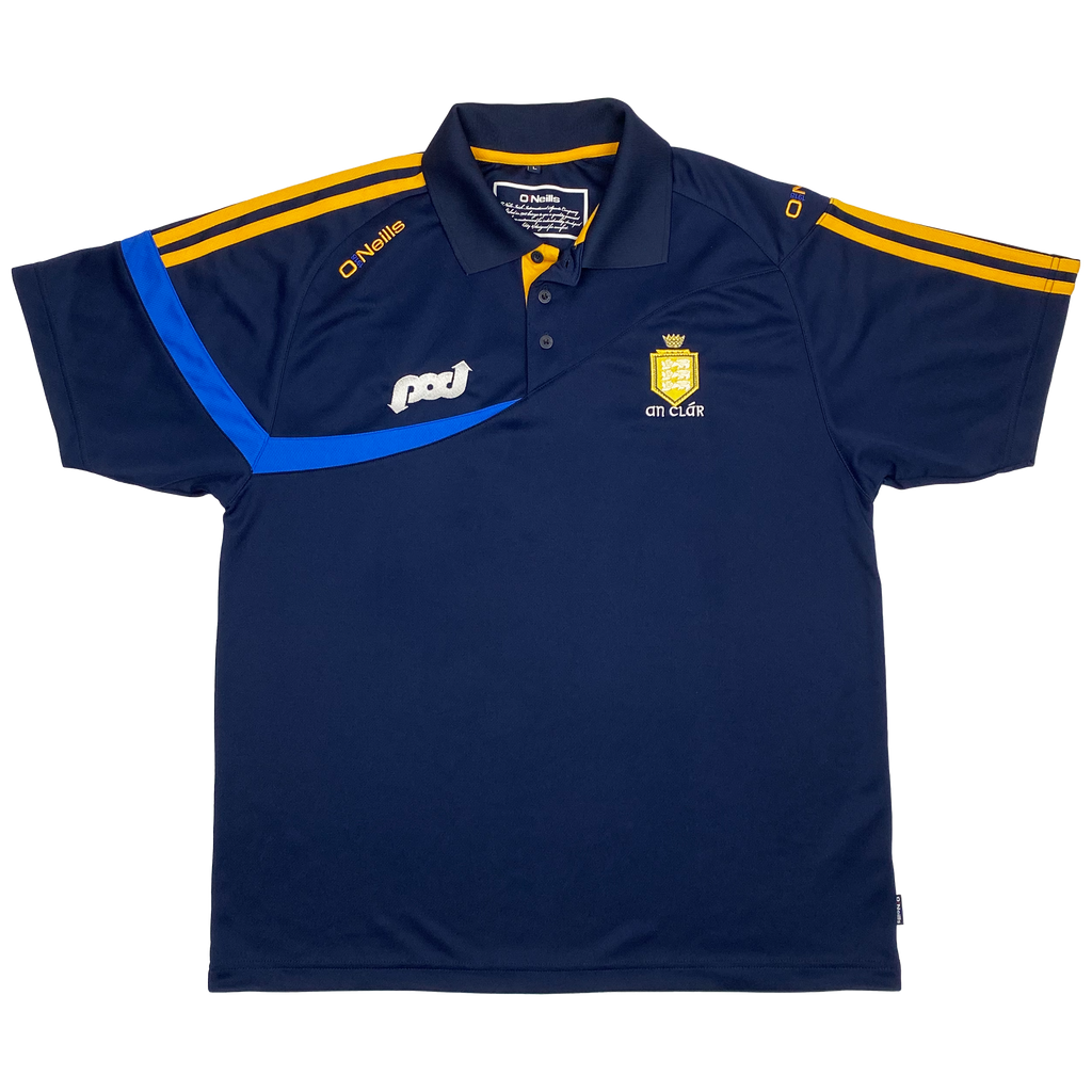 Clare GAA Polo Navy Blue | Large