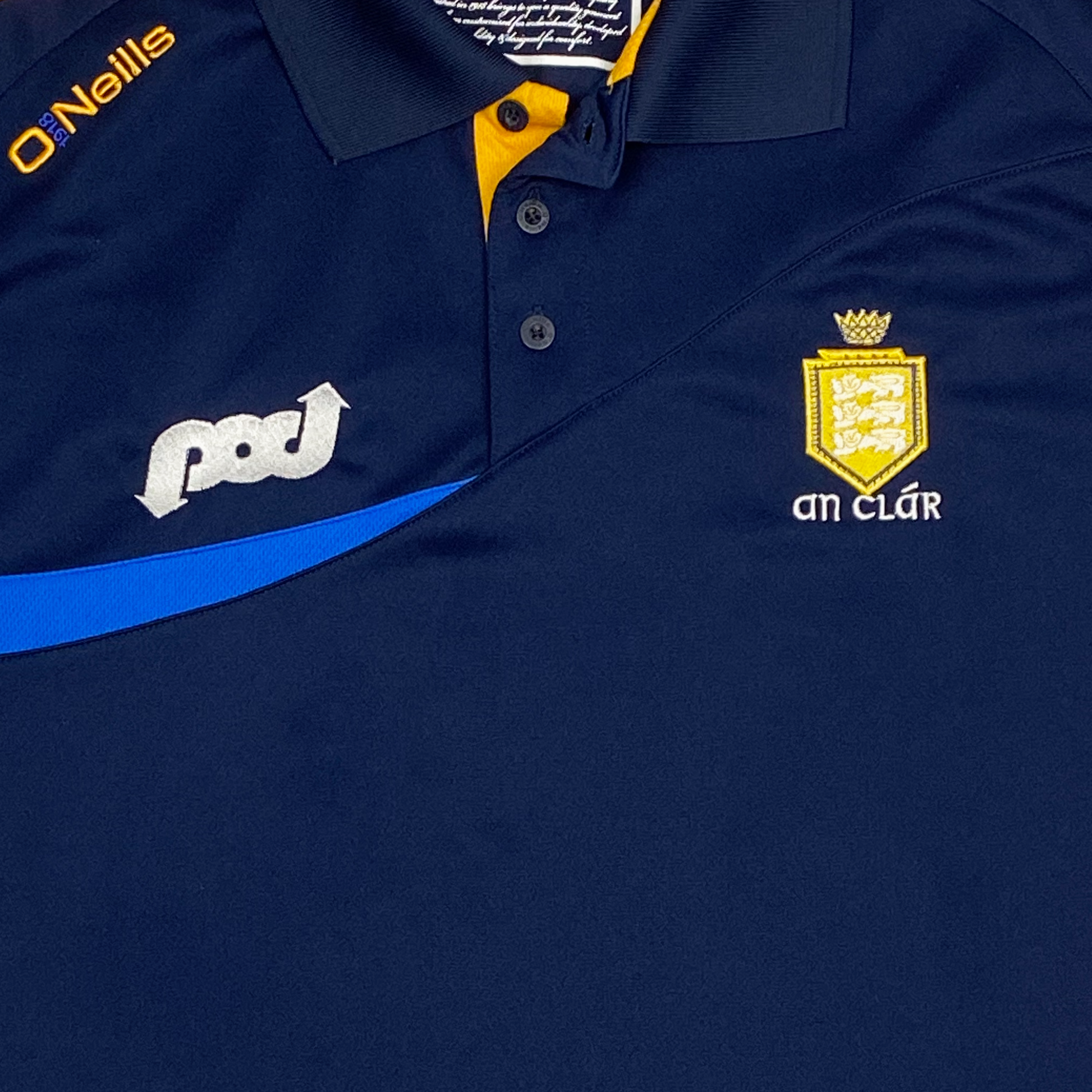 Clare GAA Polo Navy Blue | Large