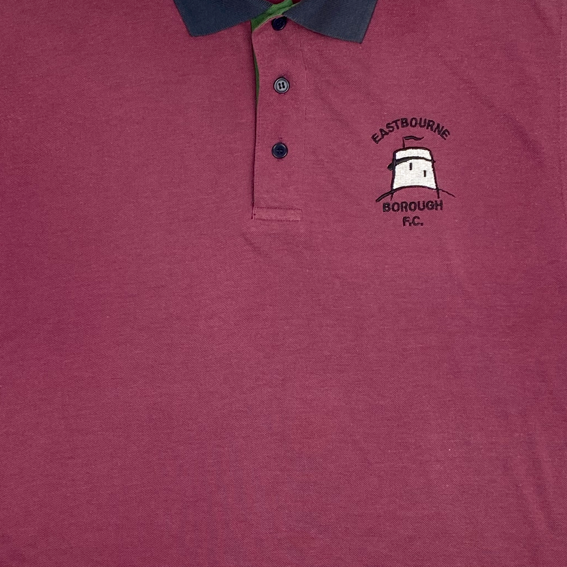 Eastbourne Borough Maroon Polo Shirt | Large