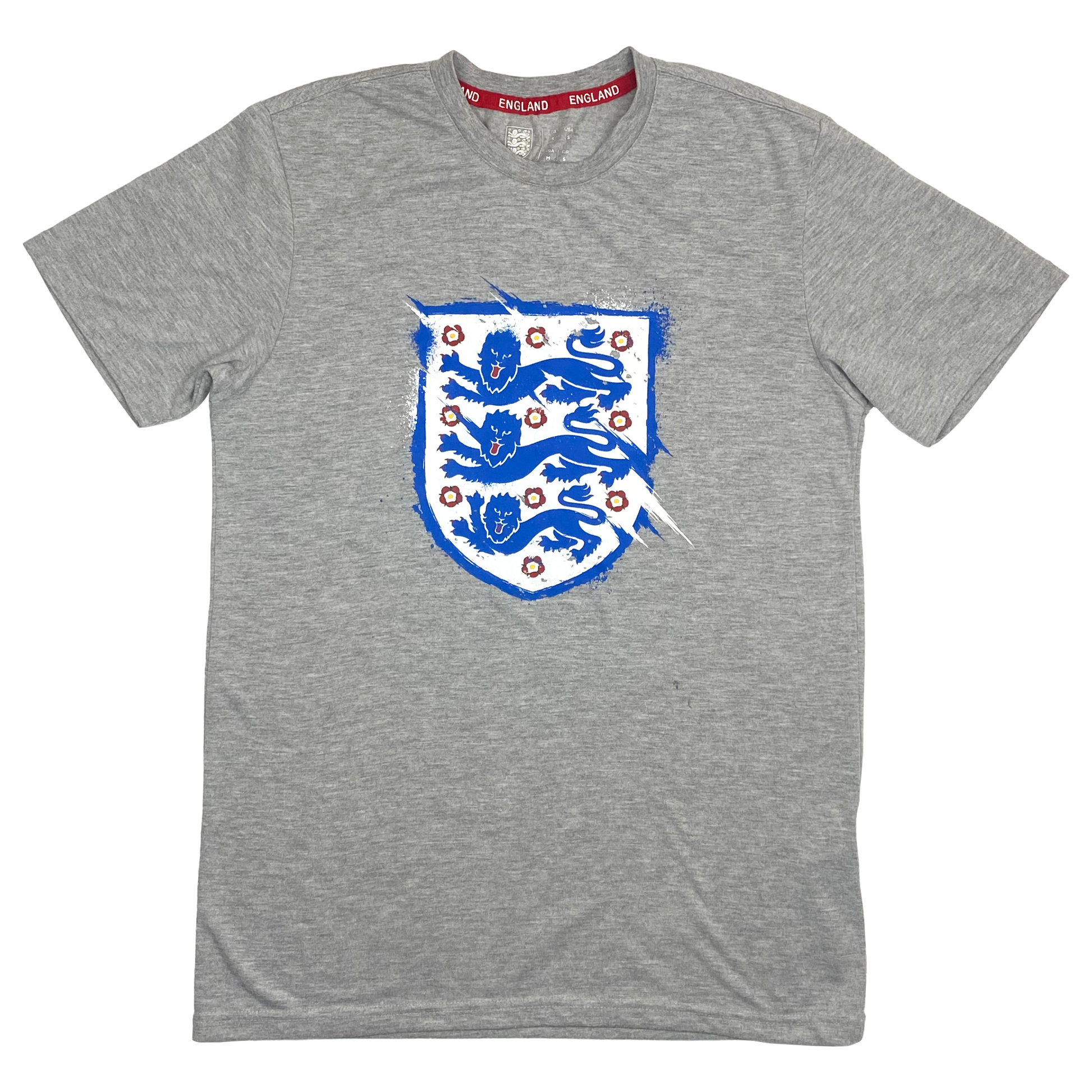 England Grey Graphic T-Shirt | Small