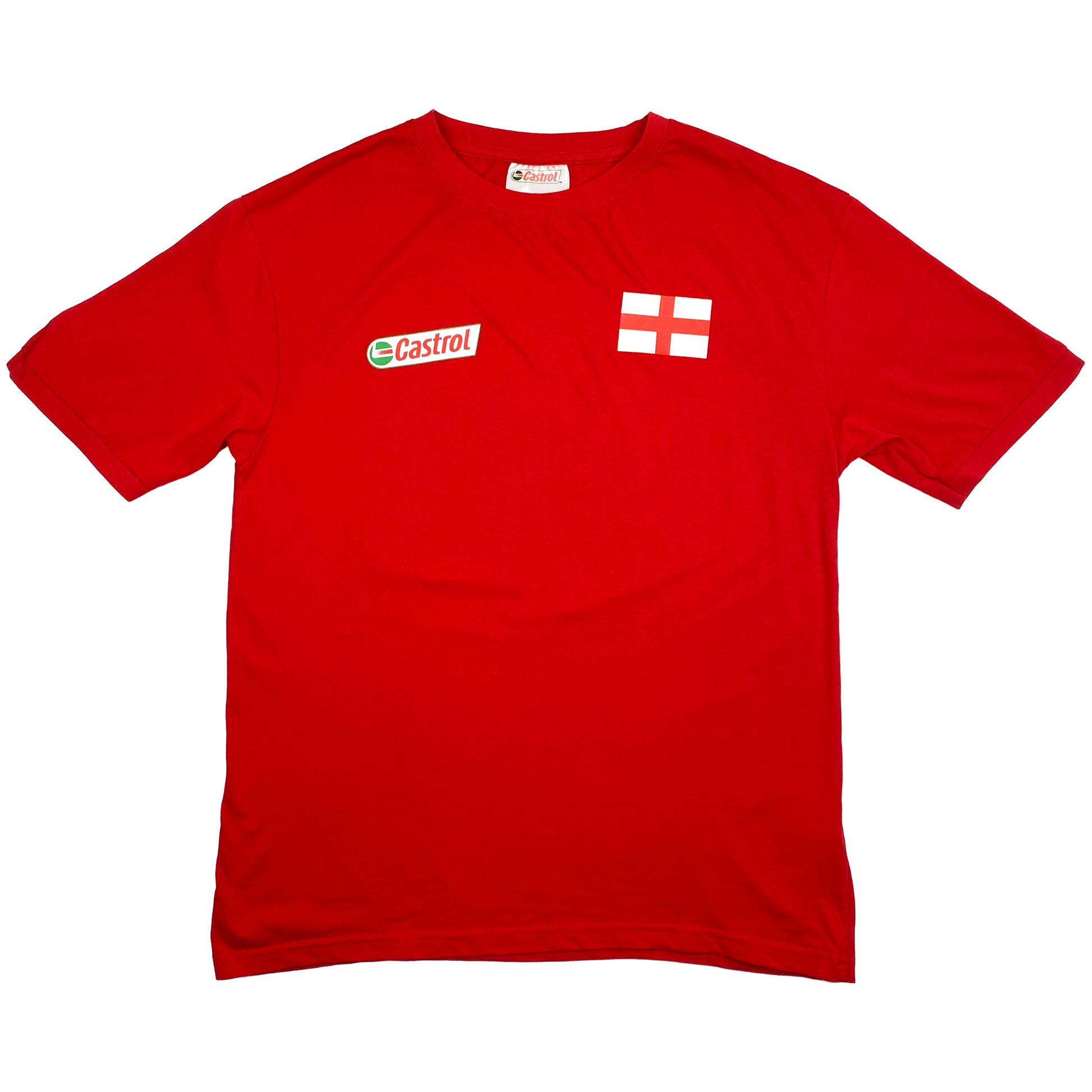 England Castrol Red Crewneck T-Shirt | Large
