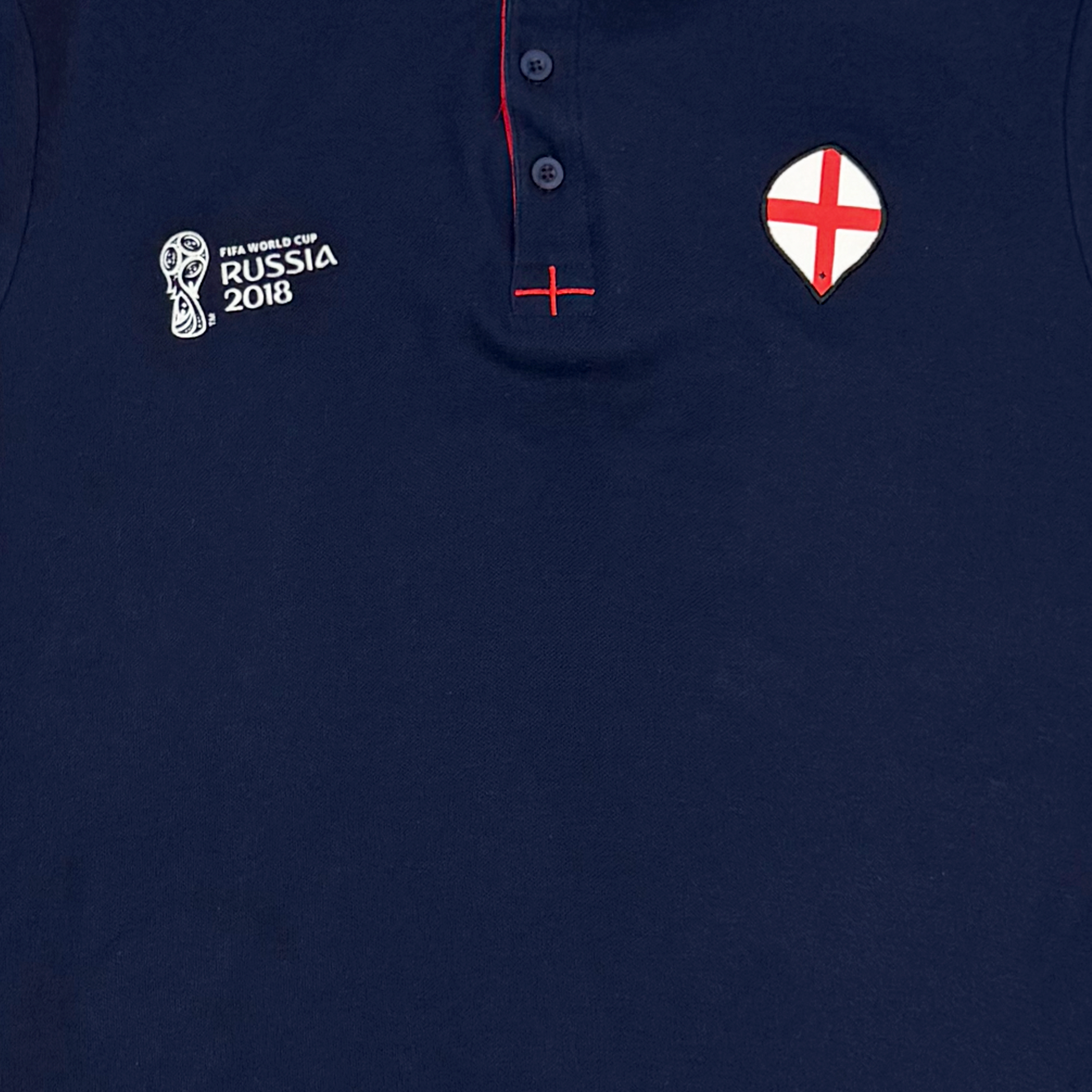England 2018 FIFA World Cup Navy Polo | Large