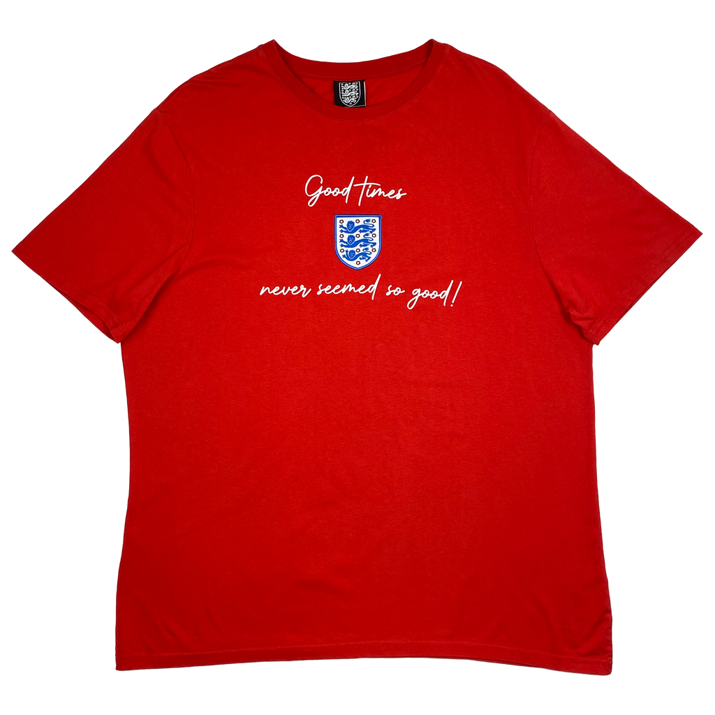 England 'Good Times Never Seemed So Good' T-Shirt | Extra Large