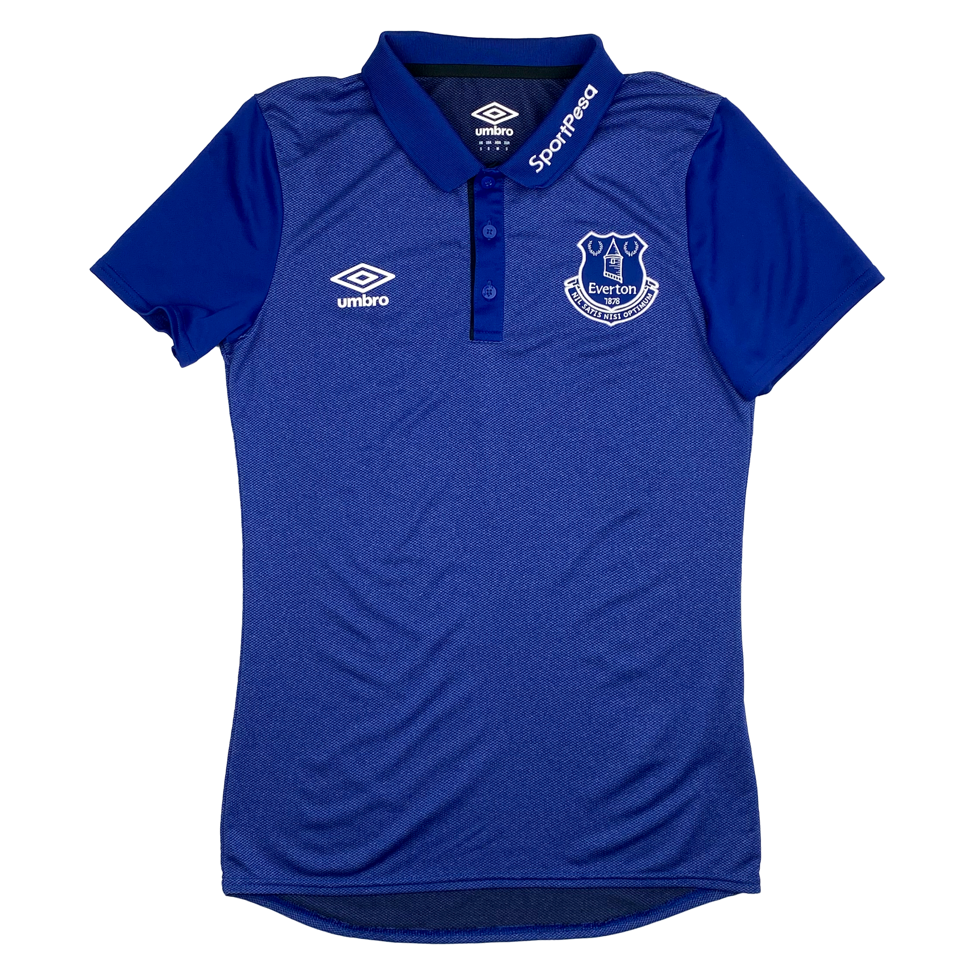 Everton Blue Polo Shirt (2017-18) | Small
