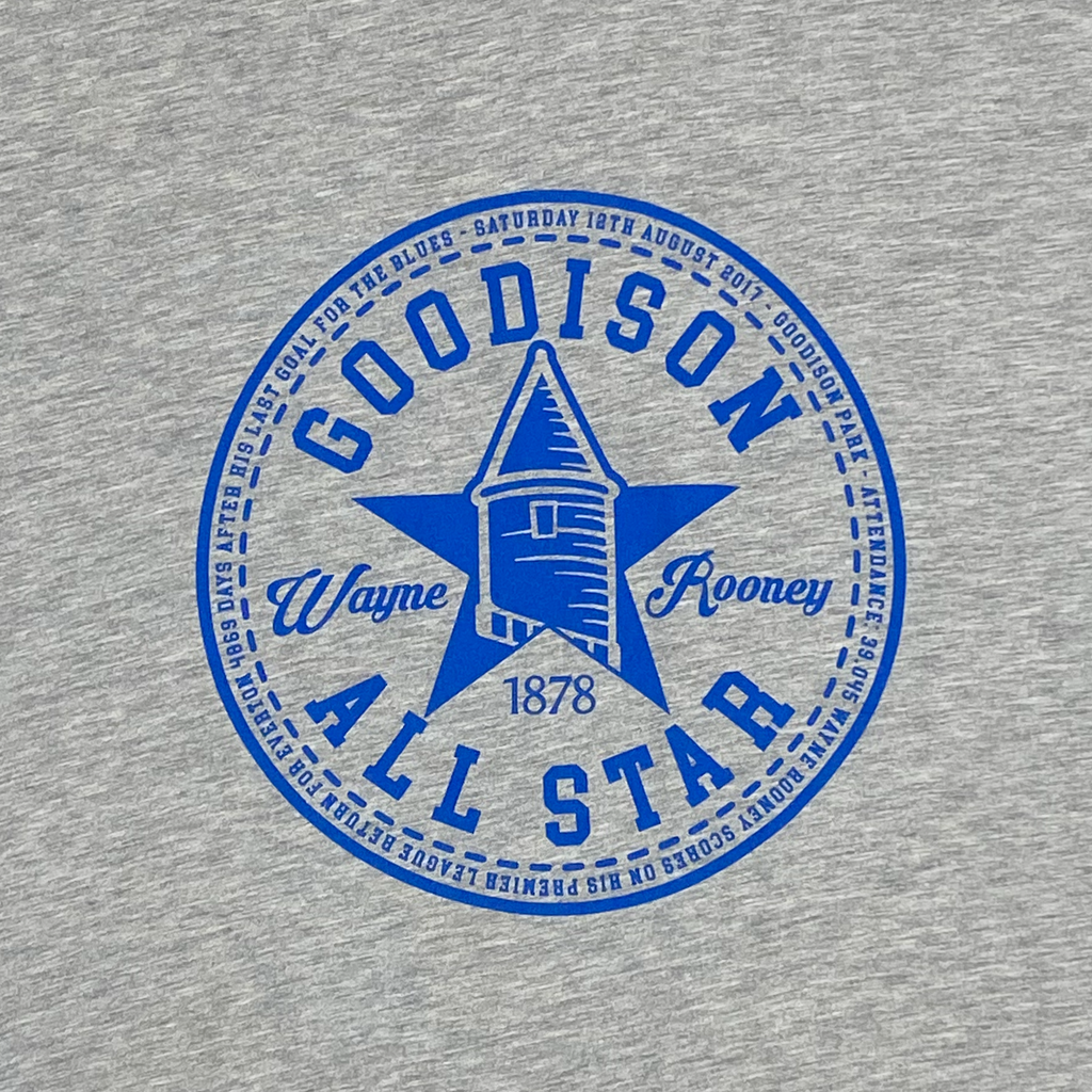 Everton Wayne Rooney Goodison All Star T-Shirt | Large