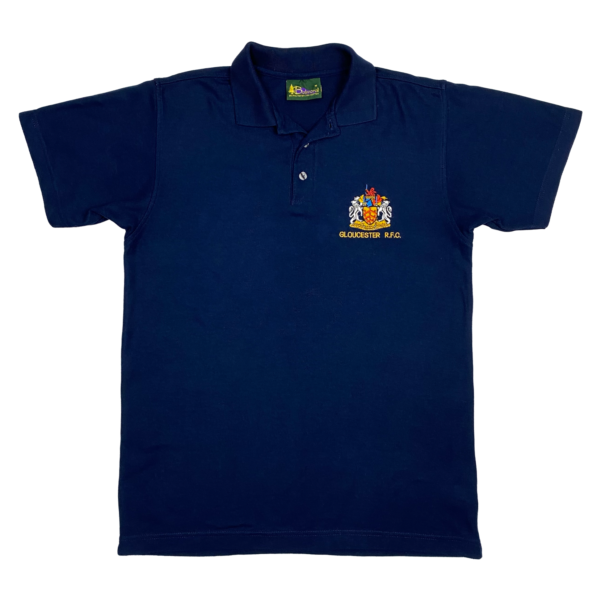 Gloucester Rugby Navy Polo Shirt | Medium