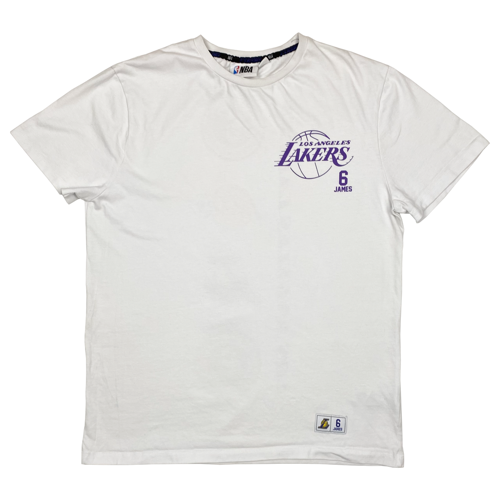Los Angeles Lakers White T-Shirt | Medium