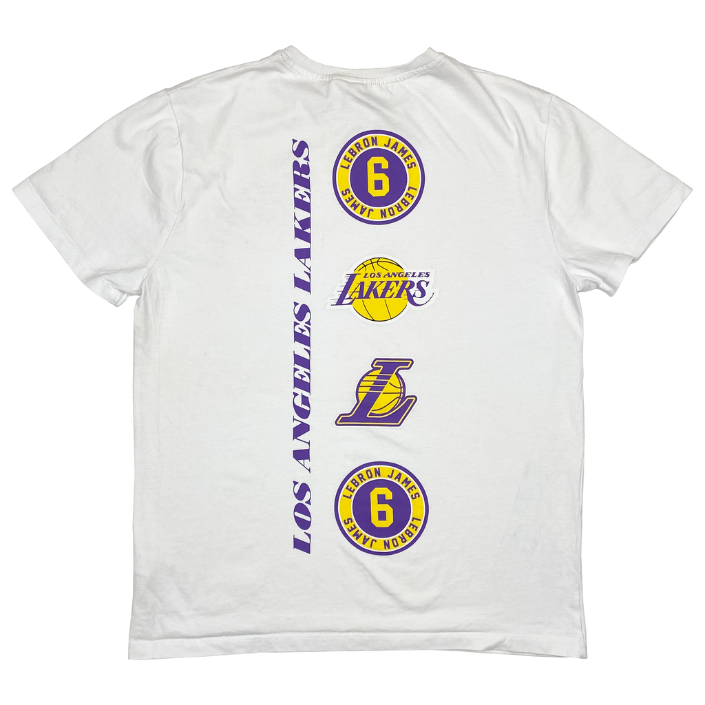 Los Angeles Lakers White T-Shirt | Medium