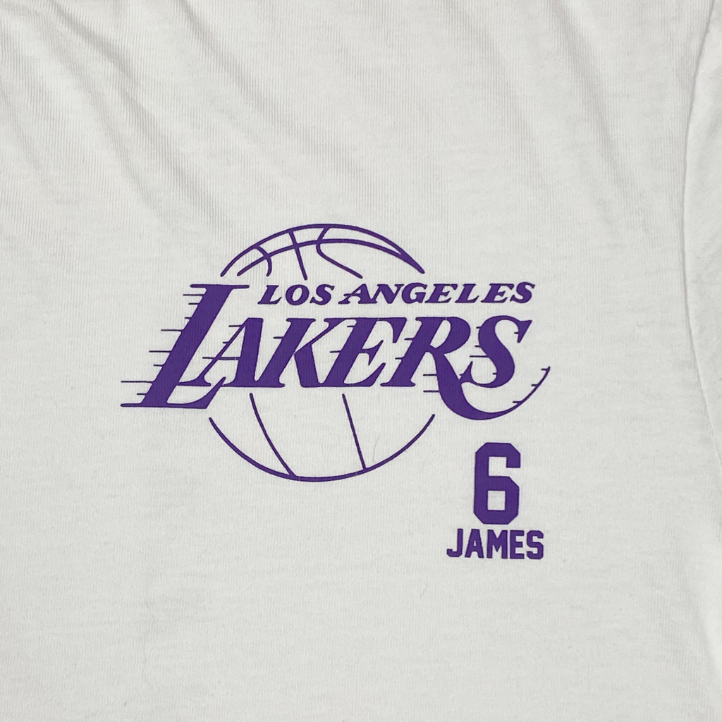Los Angeles Lakers White T-Shirt | Medium
