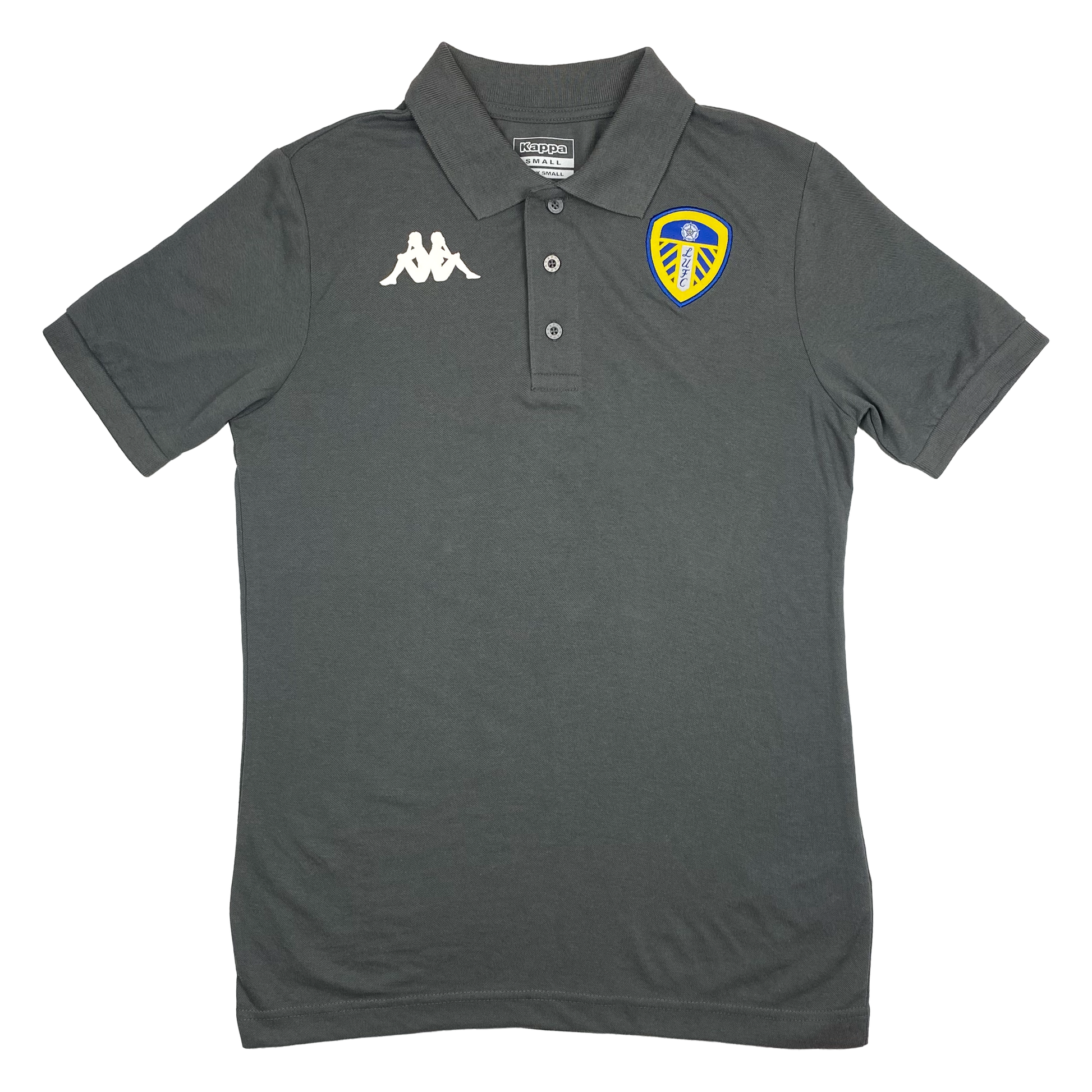 Leeds United Grey Polo Shirt | Extra Small