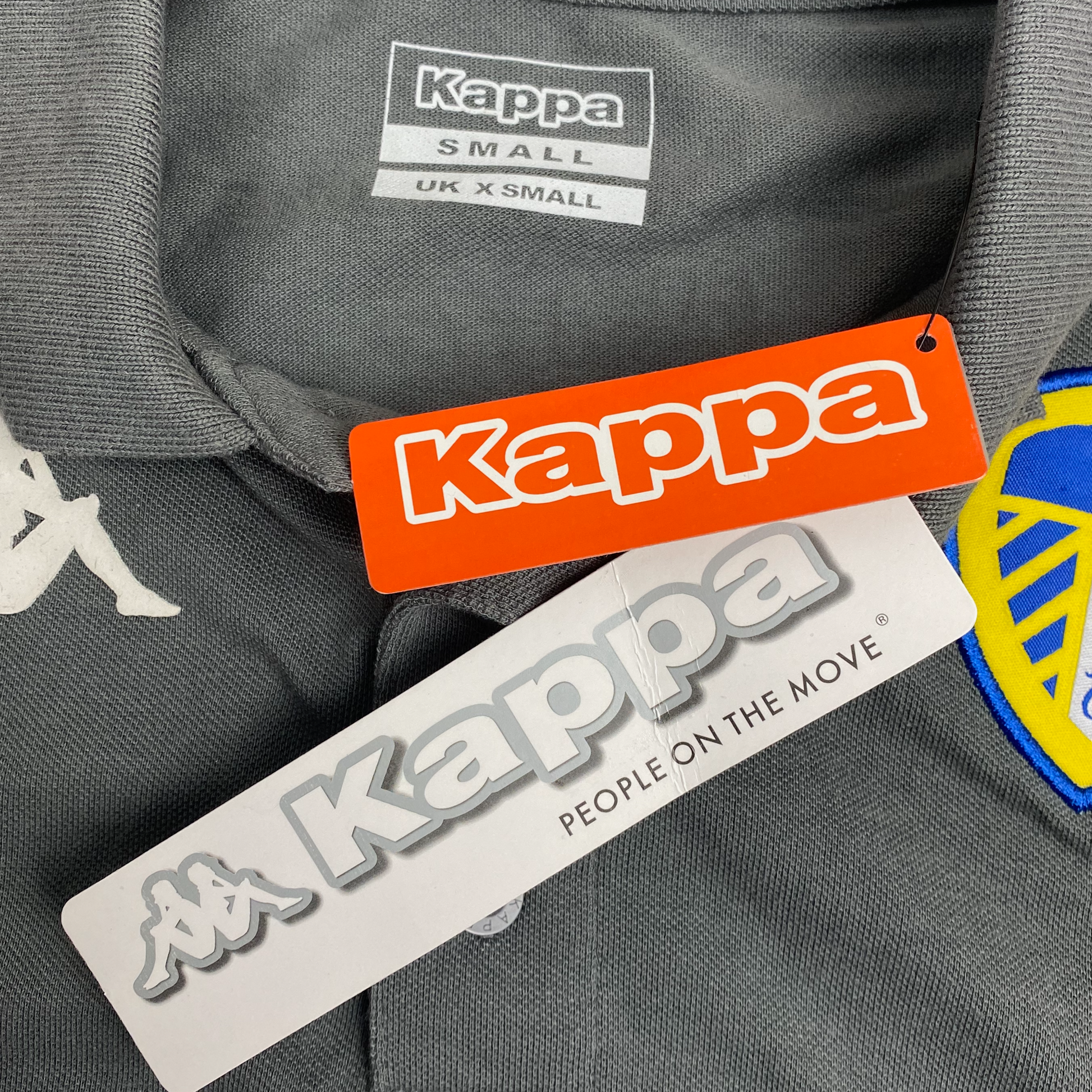 Leeds United Grey Polo Shirt | Extra Small