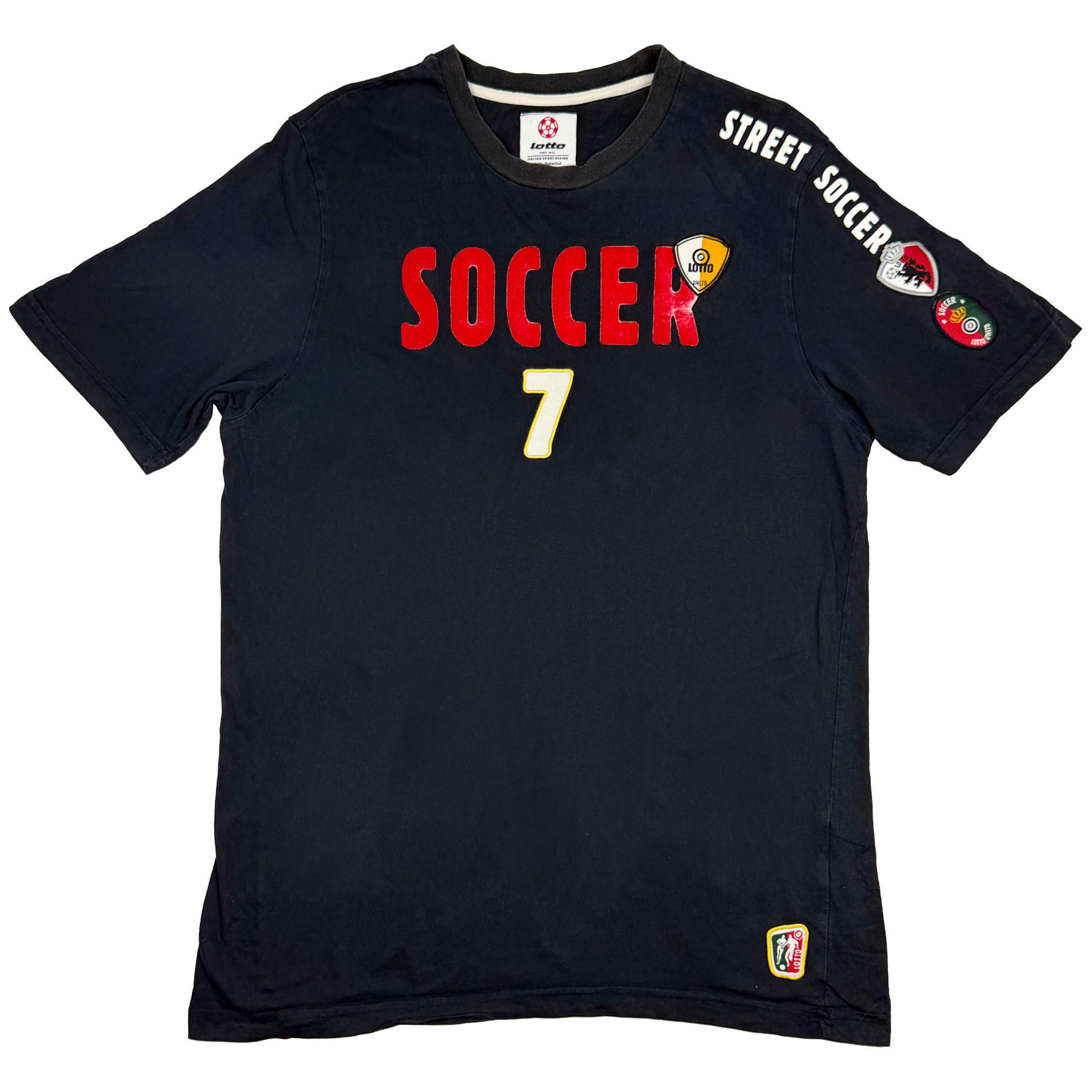 Lotto Street Soccer Legend Black T-Shirt | XXL